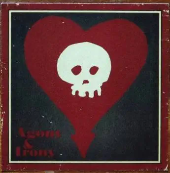 <u>PRESSING INFO</u><br><table class=inf_press><tbody><tr class=inf_info><td class=inf_title>Album:</td><td class=inf_info> Agony & Irony on US Black  </td></tr>
    <td class=inf_title>Pressing:</td><td> First Pressing /??  </td></tr>
    <td class=inf_title>Release Date:</td><td> 2008  </td></tr>
    <td class=inf_title>Album Pressed:</td><td> 2008  </td></tr>
    <td class=inf_title>Label:</td><td> Epic Records - 88697-17247-1  </td></tr>
    <td class=inf_title>Insert:</td><td> Printed Satin Inner Sleeve  </td></tr>
    <td class=inf_title>Barcode:</td><td> 8 8697-17247-1 4  </td></tr>
    <td class=inf_title>Side A Matrix:</td><td> 88697-17247-1-A ⓤ  </td></tr>
    <td class=inf_title>Side B Matrix:</td><td> 88697-17247-1-B ⓤ  </td></tr>
    <td class=inf_title>&nbsp;</td><td> <a href=https://www.discogs.com/release/1671341 target=_blank rel=noopener noreferrer>View This Release on Discogs</a>  </tr></tbody></table>
<br><u>PRICING</u><span class='less' style='padding-left: 8px; color: var(--font-colour_grey);'>(prices shown in USD)</span><br><table class='inf_press'><tbody><tr class='inf_info'>
            <td class='inf_title'>Last Sold:</td>
            <td>$130.00 (Jun 15, 2026)</td>
            </tr><tr class='inf_info'>
            <td class='inf_title'>History:</td>
            <td>
                <span class='price-low' title='Sold on Jun 6, 2024'>Low: <span class='price-value'>$60.00</span></span>
                <span class='price-separator'>|</span>
                <span class='price-avg'>Avg: <span class='price-value'>$110.57</span></span>
                <span class='price-separator'>|</span>
                <span class='price-high' title='€199.99 · Sold on May 2, 2026'>High: <span class='price-value'>$227.77</span></span>
            </td>
            </tr></tbody></table><br>    <br><br><u>TRACKLIST</u><br><table class='inf_tracks'><tbody><tr>
            <td class='inf_num'>A1</td>
            <td class='inf_trk'>Calling All Skeletons</td>
            <td class='inf_len'>3:19</td>
            <td><a href='#' class='lyric-link' data-album-code='ai' data-song-title='Calling All Skeletons'>Lyrics</a></td></tr><tr>
            <td class='inf_num'>A2</td>
            <td class='inf_trk'>Help Me</td>
            <td class='inf_len'>3:45</td>
            <td><a href='#' class='lyric-link' data-album-code='ai' data-song-title='Help Me'>Lyrics</a></td></tr><tr>
            <td class='inf_num'>A3</td>
            <td class='inf_trk'>In Vein</td>
            <td class='inf_len'>3:56</td>
            <td><a href='#' class='lyric-link' data-album-code='ai' data-song-title='In Vein'>Lyrics</a></td></tr><tr>
            <td class='inf_num'>A4</td>
            <td class='inf_trk'>Over And Out</td>
            <td class='inf_len'>3:14</td>
            <td><a href='#' class='lyric-link' data-album-code='ai' data-song-title='Over And Out'>Lyrics</a></td></tr><tr>
            <td class='inf_num'>A5</td>
            <td class='inf_trk'>I Found Away</td>
            <td class='inf_len'>4:01</td>
            <td><a href='#' class='lyric-link' data-album-code='ai' data-song-title='I Found Away'>Lyrics</a></td></tr><tr>
            <td class='inf_num'>A6</td>
            <td class='inf_trk'>Do You Wanna Know?</td>
            <td class='inf_len'>3:36</td>
            <td><a href='#' class='lyric-link' data-album-code='ai' data-song-title='Do You Wanna Know?'>Lyrics</a></td></tr><tr>
            <td class='inf_num'>B1</td>
            <td class='inf_trk'>Live Young, Die Fast</td>
            <td class='inf_len'>4:14</td>
            <td><a href='#' class='lyric-link' data-album-code='ai' data-song-title='Live Young, Die Fast'>Lyrics</a></td></tr><tr>
            <td class='inf_num'>B2</td>
            <td class='inf_trk'>Love Love, Kiss Kiss</td>
            <td class='inf_len'>3:25</td>
            <td><a href='#' class='lyric-link' data-album-code='ai' data-song-title='Love Love, Kiss Kiss'>Lyrics</a></td></tr><tr>
            <td class='inf_num'>B3</td>
            <td class='inf_trk'>Lost And Rendered</td>
            <td class='inf_len'>3:23</td>
            <td><a href='#' class='lyric-link' data-album-code='ai' data-song-title='Lost And Rendered'>Lyrics</a></td></tr><tr>
            <td class='inf_num'>B4</td>
            <td class='inf_trk'>Ruin It</td>
            <td class='inf_len'>3:36</td>
            <td><a href='#' class='lyric-link' data-album-code='ai' data-song-title='Ruin It'>Lyrics</a></td></tr><tr>
            <td class='inf_num'>B5</td>
            <td class='inf_trk'>Into The Night</td>
            <td class='inf_len'>3:23</td>
            <td><a href='#' class='lyric-link' data-album-code='ai' data-song-title='Into The Night'>Lyrics</a></td></tr></tbody></table><br><br>
    <u>NOTES</u><br> Both 'w's in the runouts are circled. Single LP, gatefold sleeve. Printed inner sleeve. Came with a download card for a digital copy of the album.
 - Sticker