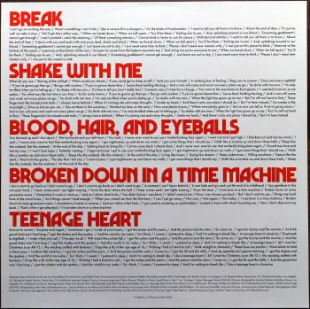 <u>PRESSING INFO</u><br><table class=inf_press><tbody><tr class=inf_info><td class=inf_title>Album:</td><td class=inf_info> Blood, Hair, And Eyeballs on 180g Maroon (Tour Exclusive)  </td></tr>
    <td class=inf_title>Pressing:</td><td> First Pressing /??  </td></tr>
    <td class=inf_title>Release Date:</td><td> Jan. 26th 2024  </td></tr>
    <td class=inf_title>Album Pressed:</td><td> 2024  </td></tr>
    <td class=inf_title>Label:</td><td> Rise Records 536-4  </td></tr>
    <td class=inf_title>Insert:</td><td> Double Sided Glossy  </td></tr>
    <td class=inf_title>Barcode:</td><td> 4 099954-000139  </td></tr>
    <td class=inf_title>Side A Matrix:</td><td> 1D-102761 / RISE536-1-A 273896E1/A  </td></tr>
    <td class=inf_title>Side B Matrix:</td><td> 10-102761 / RISE536-1-B 273896E2/A  </td></tr>
    <td class=inf_title>&nbsp;</td><td> <a href=https://www.discogs.com/release/29923390 target=_blank rel=noopener noreferrer>View This Release on Discogs</a>  </tr></tbody></table>
<br><u>PRICING</u><span class='less' style='padding-left: 8px; color: var(--font-colour_grey);'>(prices shown in USD)</span><br><table class='inf_press'><tbody><tr class='inf_info'>
            <td class='inf_title'>Last Sold:</td>
            <td>$30.00 (Jan 14, 2026)</td>
            </tr><tr class='inf_info'>
            <td class='inf_title'>History:</td>
            <td>
                <span class='price-low' title='Sold on Aug 7, 2025'>Low: <span class='price-value'>$28.99</span></span>
                <span class='price-separator'>|</span>
                <span class='price-avg'>Avg: <span class='price-value'>$32.66</span></span>
                <span class='price-separator'>|</span>
                <span class='price-high' title='Sold on Feb 10, 2025'>High: <span class='price-value'>$39.00</span></span>
            </td>
            </tr></tbody></table><br>    <br><br><u>TRACKLIST</u><br><table class='inf_tracks'><tbody><tr>
            <td class='inf_num'>A1</td>
            <td class='inf_trk'>Hot For Preacher</td>
            <td class='inf_len'>3:46</td>
            <td><a href='#' class='lyric-link' data-album-code='bhe' data-song-title='Hot For Preacher'>Lyrics</a></td></tr><tr>
            <td class='inf_num'>A2</td>
            <td class='inf_trk'>Meet Me</td>
            <td class='inf_len'>3:54</td>
            <td><a href='#' class='lyric-link' data-album-code='bhe' data-song-title='Meet Me'>Lyrics</a></td></tr><tr>
            <td class='inf_num'>A3</td>
            <td class='inf_trk'>Versions Of You</td>
            <td class='inf_len'>3:14</td>
            <td><a href='#' class='lyric-link' data-album-code='bhe' data-song-title='Versions Of You'>Lyrics</a></td></tr><tr>
            <td class='inf_num'>A4</td>
            <td class='inf_trk'>Bad Time</td>
            <td class='inf_len'>2:55</td>
            <td><a href='#' class='lyric-link' data-album-code='bhe' data-song-title='Bad Time'>Lyrics</a></td></tr><tr>
            <td class='inf_num'>A5</td>
            <td class='inf_trk'>Scars</td>
            <td class='inf_len'>3:28</td>
            <td><a href='#' class='lyric-link' data-album-code='bhe' data-song-title='Scars'>Lyrics</a></td></tr><tr>
            <td class='inf_num'>A6</td>
            <td class='inf_trk'>Break</td>
            <td class='inf_len'>3:24</td>
            <td><a href='#' class='lyric-link' data-album-code='bhe' data-song-title='Break'>Lyrics</a></td></tr><tr>
            <td class='inf_num'>B1</td>
            <td class='inf_trk'>Shake With Me</td>
            <td class='inf_len'>3:59</td>
            <td><a href='#' class='lyric-link' data-album-code='bhe' data-song-title='Shake With Me'>Lyrics</a></td></tr><tr>
            <td class='inf_num'>B2</td>
            <td class='inf_trk'>Blood, Hair, And Eyeballs</td>
            <td class='inf_len'>3:01</td>
            <td><a href='#' class='lyric-link' data-album-code='bhe' data-song-title='Blood, Hair, And Eyeballs'>Lyrics</a></td></tr><tr>
            <td class='inf_num'>B3</td>
            <td class='inf_trk'>Hinterlude</td>
            <td class='inf_len'>1:05</td>
            <td><a href='#' class='lyric-link' data-album-code='bhe' data-song-title='Hinterlude'>Lyrics</a></td></tr><tr>
            <td class='inf_num'>B4</td>
            <td class='inf_trk'>Broken Down In A Time Machine</td>
            <td class='inf_len'>3:03</td>
            <td><a href='#' class='lyric-link' data-album-code='bhe' data-song-title='Broken Down In A Time Machine'>Lyrics</a></td></tr><tr>
            <td class='inf_num'>B5</td>
            <td class='inf_trk'>Teenage Heart</td>
            <td class='inf_len'>4:04</td>
            <td><a href='#' class='lyric-link' data-album-code='bhe' data-song-title='Teenage Heart'>Lyrics</a></td></tr></tbody></table><br><br>
    <u>NOTES</u><br> This variant was sold during the 2024 tour, or as an add-on to the 2024 tour ticket (and by itself for certain venue tickets). Later in 2025-2026 this could be bought as a standalone record in the Rise Records store. The colour is a solid red, as opposed to a darker maroon colour. Catalog number for this variant is 536-4
 - Insert2