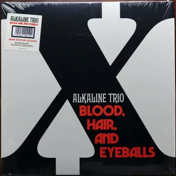 <u>PRESSING INFO</u><br><table class=inf_press><tbody><tr class=inf_info><td class=inf_title>Album:</td><td class=inf_info> Blood, Hair, And Eyeballs on 180g Bone & Black Color in Color (Urban Outfitters Exclusive)  </td></tr>
    <td class=inf_title>Pressing:</td><td> First Pressing /300  </td></tr>
    <td class=inf_title>Release Date:</td><td> Jan. 26th 2024  </td></tr>
    <td class=inf_title>Album Pressed:</td><td> 2024  </td></tr>
    <td class=inf_title>Label:</td><td> Rise Records 536-10  </td></tr>
    <td class=inf_title>Insert:</td><td> Double Sided Glossy  </td></tr>
    <td class=inf_title>Barcode:</td><td> 4 099954-002492  </td></tr>
    <td class=inf_title>Side A Matrix:</td><td> 1D-102761 / RISE536-1-A 273896E1/A  </td></tr>
    <td class=inf_title>Side B Matrix:</td><td> 10-102761 / RISE536-1-B 273896E2/A  </td></tr>
    <td class=inf_title>&nbsp;</td><td> <a href=https://www.discogs.com/release/29757673 target=_blank rel=noopener noreferrer>View This Release on Discogs</a>  </tr></tbody></table>
<br><u>PRICING</u><span class='less' style='padding-left: 8px; color: var(--font-colour_grey);'>(prices shown in USD)</span><br><table class='inf_press'><tbody><tr class='inf_info'>
            <td class='inf_title'>Last Sold:</td>
            <td>$30.00 (Feb 13, 2026)</td>
            </tr><tr class='inf_info'>
            <td class='inf_title'>History:</td>
            <td>
                <span class='price-low' title='Sold on Jun 14, 2024'>Low: <span class='price-value'>$27.00</span></span>
                <span class='price-separator'>|</span>
                <span class='price-avg'>Avg: <span class='price-value'>$43.88</span></span>
                <span class='price-separator'>|</span>
                <span class='price-high' title='£46.95 · Sold on Mar 15, 2024'>High: <span class='price-value'>$62.52</span></span>
            </td>
            </tr></tbody></table><br>    <br><br><u>TRACKLIST</u><br><table class='inf_tracks'><tbody><tr>
            <td class='inf_num'>A1</td>
            <td class='inf_trk'>Hot For Preacher</td>
            <td class='inf_len'>3:46</td>
            <td><a href='#' class='lyric-link' data-album-code='bhe' data-song-title='Hot For Preacher'>Lyrics</a></td></tr><tr>
            <td class='inf_num'>A2</td>
            <td class='inf_trk'>Meet Me</td>
            <td class='inf_len'>3:54</td>
            <td><a href='#' class='lyric-link' data-album-code='bhe' data-song-title='Meet Me'>Lyrics</a></td></tr><tr>
            <td class='inf_num'>A3</td>
            <td class='inf_trk'>Versions Of You</td>
            <td class='inf_len'>3:14</td>
            <td><a href='#' class='lyric-link' data-album-code='bhe' data-song-title='Versions Of You'>Lyrics</a></td></tr><tr>
            <td class='inf_num'>A4</td>
            <td class='inf_trk'>Bad Time</td>
            <td class='inf_len'>2:55</td>
            <td><a href='#' class='lyric-link' data-album-code='bhe' data-song-title='Bad Time'>Lyrics</a></td></tr><tr>
            <td class='inf_num'>A5</td>
            <td class='inf_trk'>Scars</td>
            <td class='inf_len'>3:28</td>
            <td><a href='#' class='lyric-link' data-album-code='bhe' data-song-title='Scars'>Lyrics</a></td></tr><tr>
            <td class='inf_num'>A6</td>
            <td class='inf_trk'>Break</td>
            <td class='inf_len'>3:24</td>
            <td><a href='#' class='lyric-link' data-album-code='bhe' data-song-title='Break'>Lyrics</a></td></tr><tr>
            <td class='inf_num'>B1</td>
            <td class='inf_trk'>Shake With Me</td>
            <td class='inf_len'>3:59</td>
            <td><a href='#' class='lyric-link' data-album-code='bhe' data-song-title='Shake With Me'>Lyrics</a></td></tr><tr>
            <td class='inf_num'>B2</td>
            <td class='inf_trk'>Blood, Hair, And Eyeballs</td>
            <td class='inf_len'>3:01</td>
            <td><a href='#' class='lyric-link' data-album-code='bhe' data-song-title='Blood, Hair, And Eyeballs'>Lyrics</a></td></tr><tr>
            <td class='inf_num'>B3</td>
            <td class='inf_trk'>Hinterlude</td>
            <td class='inf_len'>1:05</td>
            <td><a href='#' class='lyric-link' data-album-code='bhe' data-song-title='Hinterlude'>Lyrics</a></td></tr><tr>
            <td class='inf_num'>B4</td>
            <td class='inf_trk'>Broken Down In A Time Machine</td>
            <td class='inf_len'>3:03</td>
            <td><a href='#' class='lyric-link' data-album-code='bhe' data-song-title='Broken Down In A Time Machine'>Lyrics</a></td></tr><tr>
            <td class='inf_num'>B5</td>
            <td class='inf_trk'>Teenage Heart</td>
            <td class='inf_len'>4:04</td>
            <td><a href='#' class='lyric-link' data-album-code='bhe' data-song-title='Teenage Heart'>Lyrics</a></td></tr></tbody></table><br><br>
    <u>NOTES</u><br> Sold as 'Bone and Black' on the website, but is actually Black in Clear colour in colour similar to the Zia exclusive. Catalog number for this variant is 536-10
 - Cover