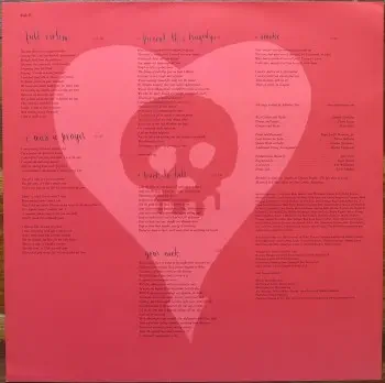 <u>PRESSING INFO</u><br><table class=inf_press><tbody><tr class=inf_info><td class=inf_title>Album:</td><td class=inf_info> Crimson on Lime | Lime  </td></tr>
    <td class=inf_title>Pressing:</td><td> Second Pressing /<50  </td></tr>
    <td class=inf_title>Release Date:</td><td> Dec. 15th 2009  </td></tr>
    <td class=inf_title>Album Pressed:</td><td> 2009  </td></tr>
    <td class=inf_title>Label:</td><td> Vagrant Records/Cobraside CSDLP1127  </td></tr>
    <td class=inf_title>Insert:</td><td> Double Sided Glossy  </td></tr>
    <td class=inf_title>Barcode:</td><td> 8 29707-95271 5  </td></tr>
    <td class=inf_title>Side A Matrix:</td><td> CSDLP-1127-A  </td></tr>
    <td class=inf_title>Side B Matrix:</td><td> CSDLP-1127-B  </td></tr>
    <td class=inf_title>Side C Matrix:</td><td> CSDLP-1127-C  </td></tr>
    <td class=inf_title>Side D Matrix:</td><td> CSDLP-1127-D  </td></tr>
    <td class=inf_title>&nbsp;</td><td> <a href=https://www.discogs.com/release/10117513 target=_blank rel=noopener noreferrer>View This Release on Discogs</a>  </tr></tbody></table>
<br><u>PRICING</u><span class='less' style='padding-left: 8px; color: var(--font-colour_grey);'>(prices shown in USD)</span><br><table class='inf_press'><tbody><tr class='inf_info'>
            <td class='inf_title'>Last Sold:</td>
            <td>$175.00 (Sep 11, 2024)</td>
            </tr><tr class='inf_info'>
            <td class='inf_title'>History:</td>
            <td>
                <span class='price-low' title='Sold on Sep 11, 2024'>Low: <span class='price-value'>$175.00</span></span>
                <span class='price-separator'>|</span>
                <span class='price-avg'>Avg: <span class='price-value'>$175.00</span></span>
                <span class='price-separator'>|</span>
                <span class='price-high' title='Sold on Sep 11, 2024'>High: <span class='price-value'>$175.00</span></span>
            </td>
            </tr></tbody></table><br>    <br><br><u>TRACKLIST</u><br><table class='inf_tracks'><tbody><tr>
            <td class='inf_num'>A1</td>
            <td class='inf_trk'>Time To Waste</td>
            <td class='inf_len'>4:11</td>
            <td><a href='#' class='lyric-link' data-album-code='crimson' data-song-title='Time To Waste'>Lyrics</a></td></tr><tr>
            <td class='inf_num'>A2</td>
            <td class='inf_trk'>The Poison</td>
            <td class='inf_len'>2:04</td>
            <td><a href='#' class='lyric-link' data-album-code='crimson' data-song-title='The Poison'>Lyrics</a></td></tr><tr>
            <td class='inf_num'>A3</td>
            <td class='inf_trk'>Burn</td>
            <td class='inf_len'>4:05</td>
            <td><a href='#' class='lyric-link' data-album-code='crimson' data-song-title='Burn'>Lyrics</a></td></tr><tr>
            <td class='inf_num'>B1</td>
            <td class='inf_trk'>Mercy Me</td>
            <td class='inf_len'>2:49</td>
            <td><a href='#' class='lyric-link' data-album-code='crimson' data-song-title='Mercy Me'>Lyrics</a></td></tr><tr>
            <td class='inf_num'>B2</td>
            <td class='inf_trk'>Dethbed</td>
            <td class='inf_len'>3:03</td>
            <td><a href='#' class='lyric-link' data-album-code='crimson' data-song-title='Dethbed'>Lyrics</a></td></tr><tr>
            <td class='inf_num'>B3</td>
            <td class='inf_trk'>Settle For Satin</td>
            <td class='inf_len'>3:49</td>
            <td><a href='#' class='lyric-link' data-album-code='crimson' data-song-title='Settle For Satin'>Lyrics</a></td></tr><tr>
            <td class='inf_num'>C1</td>
            <td class='inf_trk'>Sadie</td>
            <td class='inf_len'>4:39</td>
            <td><a href='#' class='lyric-link' data-album-code='crimson' data-song-title='Sadie'>Lyrics</a></td></tr><tr>
            <td class='inf_num'>C2</td>
            <td class='inf_trk'>Fall Victim</td>
            <td class='inf_len'>3:18</td>
            <td><a href='#' class='lyric-link' data-album-code='crimson' data-song-title='Fall Victim'>Lyrics</a></td></tr><tr>
            <td class='inf_num'>C3</td>
            <td class='inf_trk'>I Was A Prayer</td>
            <td class='inf_len'>2:36</td>
            <td><a href='#' class='lyric-link' data-album-code='crimson' data-song-title='I Was A Prayer'>Lyrics</a></td></tr><tr>
            <td class='inf_num'>D1</td>
            <td class='inf_trk'>Prevent This Tragedy</td>
            <td class='inf_len'>3:06</td>
            <td><a href='#' class='lyric-link' data-album-code='crimson' data-song-title='Prevent This Tragedy'>Lyrics</a></td></tr><tr>
            <td class='inf_num'>D2</td>
            <td class='inf_trk'>Back To Hell</td>
            <td class='inf_len'>2:54</td>
            <td><a href='#' class='lyric-link' data-album-code='crimson' data-song-title='Back To Hell'>Lyrics</a></td></tr><tr>
            <td class='inf_num'>D3</td>
            <td class='inf_trk'>Your Neck</td>
            <td class='inf_len'>3:15</td>
            <td><a href='#' class='lyric-link' data-album-code='crimson' data-song-title='Your Neck'>Lyrics</a></td></tr><tr>
            <td class='inf_num'>D4</td>
            <td class='inf_trk'>Smoke</td>
            <td class='inf_len'>2:59</td>
            <td><a href='#' class='lyric-link' data-album-code='crimson' data-song-title='Smoke'>Lyrics</a></td></tr></tbody></table><br><br>
    <u>NOTES</u><br> Matte NON gatefold sleeve. White A/B labels, Red C/D labels. Crimson's 2nd press was /1000 copies, divided into 7 different colour variants.
 - Insert2