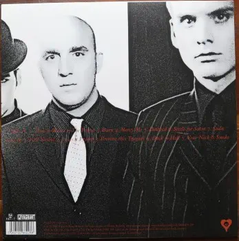 <u>PRESSING INFO</u><br><table class=inf_press><tbody><tr class=inf_info><td class=inf_title>Album:</td><td class=inf_info> Crimson on UK Black  </td></tr>
    <td class=inf_title>Pressing:</td><td> First Pressing /??  </td></tr>
    <td class=inf_title>Release Date:</td><td> 2005  </td></tr>
    <td class=inf_title>Album Pressed:</td><td> 2005  </td></tr>
    <td class=inf_title>Label:</td><td> Vagrant Records/Hassle Records VRUK012LP  </td></tr>
    <td class=inf_title>Insert:</td><td> Double Sided Glossy  </td></tr>
    <td class=inf_title>Barcode:</td><td> 5 060100-660288  </td></tr>
    <td class=inf_title>Side A Matrix:</td><td> VRUK-012-A-1  </td></tr>
    <td class=inf_title>Side B Matrix:</td><td> VRUK-012-B2  </td></tr>
    <td class=inf_title>&nbsp;</td><td> <a href=https://www.discogs.com/release/2765176 target=_blank rel=noopener noreferrer>View This Release on Discogs</a>  </tr></tbody></table>
<br><u>PRICING</u><span class='less' style='padding-left: 8px; color: var(--font-colour_grey);'>(prices shown in USD)</span><br><table class='inf_press'><tbody><tr class='inf_info'>
            <td class='inf_title'>Last Sold:</td>
            <td><span title='Sold for €85.00'>$96.81</span> (Dec 23, 2024)</td>
            </tr><tr class='inf_info'>
            <td class='inf_title'>History:</td>
            <td>
                <span class='price-low' title='€9.50 · Sold on Jul 12, 2012'>Low: <span class='price-value'>$10.82</span></span>
                <span class='price-separator'>|</span>
                <span class='price-avg'>Avg: <span class='price-value'>$48.20</span></span>
                <span class='price-separator'>|</span>
                <span class='price-high' title='€90.00 · Sold on May 1, 2021'>High: <span class='price-value'>$102.50</span></span>
            </td>
            </tr></tbody></table><br>    <br><br><u>TRACKLIST</u><br><table class='inf_tracks'><tbody><tr>
            <td class='inf_num'>A1</td>
            <td class='inf_trk'>Time To Waste</td>
            <td class='inf_len'>4:11</td>
            <td><a href='#' class='lyric-link' data-album-code='crimson' data-song-title='Time To Waste'>Lyrics</a></td></tr><tr>
            <td class='inf_num'>A2</td>
            <td class='inf_trk'>The Poison</td>
            <td class='inf_len'>2:04</td>
            <td><a href='#' class='lyric-link' data-album-code='crimson' data-song-title='The Poison'>Lyrics</a></td></tr><tr>
            <td class='inf_num'>A3</td>
            <td class='inf_trk'>Burn</td>
            <td class='inf_len'>4:05</td>
            <td><a href='#' class='lyric-link' data-album-code='crimson' data-song-title='Burn'>Lyrics</a></td></tr><tr>
            <td class='inf_num'>A4</td>
            <td class='inf_trk'>Mercy Me</td>
            <td class='inf_len'>2:49</td>
            <td><a href='#' class='lyric-link' data-album-code='crimson' data-song-title='Mercy Me'>Lyrics</a></td></tr><tr>
            <td class='inf_num'>A5</td>
            <td class='inf_trk'>Dethbed</td>
            <td class='inf_len'>3:03</td>
            <td><a href='#' class='lyric-link' data-album-code='crimson' data-song-title='Dethbed'>Lyrics</a></td></tr><tr>
            <td class='inf_num'>A6</td>
            <td class='inf_trk'>Settle For Satin</td>
            <td class='inf_len'>3:49</td>
            <td><a href='#' class='lyric-link' data-album-code='crimson' data-song-title='Settle For Satin'>Lyrics</a></td></tr><tr>
            <td class='inf_num'>A7</td>
            <td class='inf_trk'>Sadie</td>
            <td class='inf_len'>4:39</td>
            <td><a href='#' class='lyric-link' data-album-code='crimson' data-song-title='Sadie'>Lyrics</a></td></tr><tr>
            <td class='inf_num'>B1</td>
            <td class='inf_trk'>Fall Victim</td>
            <td class='inf_len'>3:18</td>
            <td><a href='#' class='lyric-link' data-album-code='crimson' data-song-title='Fall Victim'>Lyrics</a></td></tr><tr>
            <td class='inf_num'>B2</td>
            <td class='inf_trk'>I Was A Prayer</td>
            <td class='inf_len'>2:36</td>
            <td><a href='#' class='lyric-link' data-album-code='crimson' data-song-title='I Was A Prayer'>Lyrics</a></td></tr><tr>
            <td class='inf_num'>B3</td>
            <td class='inf_trk'>Prevent This Tragedy</td>
            <td class='inf_len'>3:06</td>
            <td><a href='#' class='lyric-link' data-album-code='crimson' data-song-title='Prevent This Tragedy'>Lyrics</a></td></tr><tr>
            <td class='inf_num'>B4</td>
            <td class='inf_trk'>Back To Hell</td>
            <td class='inf_len'>2:54</td>
            <td><a href='#' class='lyric-link' data-album-code='crimson' data-song-title='Back To Hell'>Lyrics</a></td></tr><tr>
            <td class='inf_num'>B5</td>
            <td class='inf_trk'>Your Neck</td>
            <td class='inf_len'>3:15</td>
            <td><a href='#' class='lyric-link' data-album-code='crimson' data-song-title='Your Neck'>Lyrics</a></td></tr><tr>
            <td class='inf_num'>B6</td>
            <td class='inf_trk'>Smoke</td>
            <td class='inf_len'>2:59</td>
            <td><a href='#' class='lyric-link' data-album-code='crimson' data-song-title='Smoke'>Lyrics</a></td></tr></tbody></table><br><br>
    <u>NOTES</u><br> UK versions were released in conjuction with Hassle Records.
 - Back