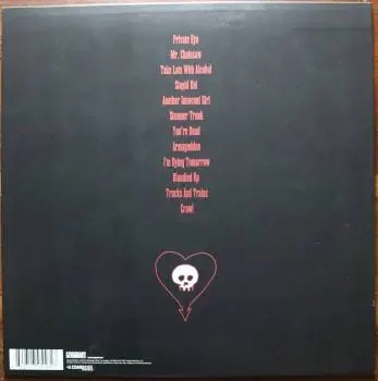 <u>PRESSING INFO</u><br><table class=inf_press><tbody><tr class=inf_info><td class=inf_title>Album:</td><td class=inf_info> From Here To Infirmary on Banquet Blue (Banquet Records Exclusive)  </td></tr>
    <td class=inf_title>Pressing:</td><td> Second Pressing /300  </td></tr>
    <td class=inf_title>Release Date:</td><td> Nov. 15th 2011  </td></tr>
    <td class=inf_title>Album Pressed:</td><td> 2011  </td></tr>
    <td class=inf_title>Label:</td><td> Vagrant Records/Cobraside Distribution CSDLP 1156  </td></tr>
    <td class=inf_title>Insert:</td><td> Double Sided Glossy  </td></tr>
    <td class=inf_title>Barcode:</td><td> 8 29707-95561 7  </td></tr>
    <td class=inf_title>Side A Matrix:</td><td> CSDLP-1156-A  </td></tr>
    <td class=inf_title>Side B Matrix:</td><td> CSDLP-1156-B  </td></tr>
    <td class=inf_title>&nbsp;</td><td> <a href=https://www.discogs.com/release/3271256 target=_blank rel=noopener noreferrer>View This Release on Discogs</a>  </tr></tbody></table>
<br><u>PRICING</u><span class='less' style='padding-left: 8px; color: var(--font-colour_grey);'>(prices shown in USD)</span><br><table class='inf_press'><tbody><tr class='inf_info'>
            <td class='inf_title'>Last Sold:</td>
            <td>$45.00 (Jun 1, 2026)</td>
            </tr><tr class='inf_info'>
            <td class='inf_title'>History:</td>
            <td>
                <span class='price-low' title='Sold on May 1, 2012'>Low: <span class='price-value'>$16.89</span></span>
                <span class='price-separator'>|</span>
                <span class='price-avg'>Avg: <span class='price-value'>$37.93</span></span>
                <span class='price-separator'>|</span>
                <span class='price-high' title='Sold on Mar 1, 2023'>High: <span class='price-value'>$70.00</span></span>
            </td>
            </tr></tbody></table><br>    <br><br><u>TRACKLIST</u><br><table class='inf_tracks'><tbody><tr>
            <td class='inf_num'>A1</td>
            <td class='inf_trk'>Private Eye</td>
            <td class='inf_len'>3:30</td>
            <td><a href='#' class='lyric-link' data-album-code='fhti' data-song-title='Private Eye'>Lyrics</a></td></tr><tr>
            <td class='inf_num'>A2</td>
            <td class='inf_trk'>Mr. Chainsaw</td>
            <td class='inf_len'>3:05</td>
            <td><a href='#' class='lyric-link' data-album-code='fhti' data-song-title='Mr. Chainsaw'>Lyrics</a></td></tr><tr>
            <td class='inf_num'>A3</td>
            <td class='inf_trk'>Take Lots With Alcohol</td>
            <td class='inf_len'>3:13</td>
            <td><a href='#' class='lyric-link' data-album-code='fhti' data-song-title='Take Lots With Alcohol'>Lyrics</a></td></tr><tr>
            <td class='inf_num'>A4</td>
            <td class='inf_trk'>Stupid Kid</td>
            <td class='inf_len'>2:23</td>
            <td><a href='#' class='lyric-link' data-album-code='fhti' data-song-title='Stupid Kid'>Lyrics</a></td></tr><tr>
            <td class='inf_num'>A5</td>
            <td class='inf_trk'>Another Innocent Girl</td>
            <td class='inf_len'>3:37</td>
            <td><a href='#' class='lyric-link' data-album-code='fhti' data-song-title='Another Innocent Girl'>Lyrics</a></td></tr><tr>
            <td class='inf_num'>A6</td>
            <td class='inf_trk'>Steamer Trunk</td>
            <td class='inf_len'>2:50</td>
            <td><a href='#' class='lyric-link' data-album-code='fhti' data-song-title='Steamer Trunk'>Lyrics</a></td></tr><tr>
            <td class='inf_num'>B1</td>
            <td class='inf_trk'>You’re Dead</td>
            <td class='inf_len'>3:50</td>
            <td><a href='#' class='lyric-link' data-album-code='fhti' data-song-title='You’re Dead'>Lyrics</a></td></tr><tr>
            <td class='inf_num'>B2</td>
            <td class='inf_trk'>Armageddon</td>
            <td class='inf_len'>2:49</td>
            <td><a href='#' class='lyric-link' data-album-code='fhti' data-song-title='Armageddon'>Lyrics</a></td></tr><tr>
            <td class='inf_num'>B3</td>
            <td class='inf_trk'>I’m Dying Tomorrow</td>
            <td class='inf_len'>2:18</td>
            <td><a href='#' class='lyric-link' data-album-code='fhti' data-song-title='I’m Dying Tomorrow'>Lyrics</a></td></tr><tr>
            <td class='inf_num'>B4</td>
            <td class='inf_trk'>Bloodied Up</td>
            <td class='inf_len'>2:51</td>
            <td><a href='#' class='lyric-link' data-album-code='fhti' data-song-title='Bloodied Up'>Lyrics</a></td></tr><tr>
            <td class='inf_num'>B5</td>
            <td class='inf_trk'>Trucks And Trains</td>
            <td class='inf_len'>3:16</td>
            <td><a href='#' class='lyric-link' data-album-code='fhti' data-song-title='Trucks And Trains'>Lyrics</a></td></tr><tr>
            <td class='inf_num'>B6</td>
            <td class='inf_trk'>Crawl</td>
            <td class='inf_len'>4:25</td>
            <td><a href='#' class='lyric-link' data-album-code='fhti' data-song-title='Crawl'>Lyrics</a></td></tr></tbody></table><br><br>
    <u>NOTES</u><br> Banquet Records Exclusive. Some copies have Black or White Swirl inclusions.
 - Back