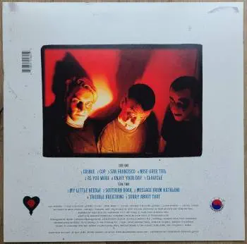 <u>PRESSING INFO</u><br><table class=inf_press><tbody><tr class=inf_info><td class=inf_title>Album:</td><td class=inf_info> Goddamnit Redux on Black  </td></tr>
    <td class=inf_title>Pressing:</td><td> Seventh Pressing /550  </td></tr>
    <td class=inf_title>Release Date:</td><td> July 2014  </td></tr>
    <td class=inf_title>Album Pressed:</td><td> 2014  </td></tr>
    <td class=inf_title>Label:</td><td> Asianman Records AM-160  </td></tr>
    <td class=inf_title>Insert:</td><td> Double Sided Glossy  </td></tr>
    <td class=inf_title>Barcode:</td><td> 6 12851-01601 9  </td></tr>
    <td class=inf_title>Side A Matrix:</td><td> [etched] AM-160-A S-65748 [stamped] GOLDEN  </td></tr>
    <td class=inf_title>Side B Matrix:</td><td> [etched] AM-160-B S-65749 [stamped] GOLDEN  </td></tr>
    <td class=inf_title>&nbsp;</td><td> <a href= target=_blank rel=noopener noreferrer>View This Release on Discogs</a>  </tr></tbody></table>
    <br><br><u>TRACKLIST</u><br><table class='inf_tracks'><tbody><tr>
            <td class='inf_num'>A1</td>
            <td class='inf_trk'>Cringe</td>
            <td class='inf_len'>2:23</td>
            <td><a href='#' class='lyric-link' data-album-code='gd' data-song-title='Cringe'>Lyrics</a></td></tr><tr>
            <td class='inf_num'>A2</td>
            <td class='inf_trk'>Cop</td>
            <td class='inf_len'>2:18</td>
            <td><a href='#' class='lyric-link' data-album-code='gd' data-song-title='Cop'>Lyrics</a></td></tr><tr>
            <td class='inf_num'>A3</td>
            <td class='inf_trk'>San Francisco</td>
            <td class='inf_len'>3:52</td>
            <td><a href='#' class='lyric-link' data-album-code='gd' data-song-title='San Francisco'>Lyrics</a></td></tr><tr>
            <td class='inf_num'>A4</td>
            <td class='inf_trk'>Nose Over Tail</td>
            <td class='inf_len'>2:37</td>
            <td><a href='#' class='lyric-link' data-album-code='gd' data-song-title='Nose Over Tail'>Lyrics</a></td></tr><tr>
            <td class='inf_num'>A5</td>
            <td class='inf_trk'>As You Were</td>
            <td class='inf_len'>2:11</td>
            <td><a href='#' class='lyric-link' data-album-code='gd' data-song-title='As You Were'>Lyrics</a></td></tr><tr>
            <td class='inf_num'>A6</td>
            <td class='inf_trk'>Enjoy Your Day</td>
            <td class='inf_len'>2:17</td>
            <td><a href='#' class='lyric-link' data-album-code='gd' data-song-title='Enjoy Your Day'>Lyrics</a></td></tr><tr>
            <td class='inf_num'>A7</td>
            <td class='inf_trk'>Clavicle</td>
            <td class='inf_len'>2:28</td>
            <td><a href='#' class='lyric-link' data-album-code='gd' data-song-title='Clavicle'>Lyrics</a></td></tr><tr>
            <td class='inf_num'>B1</td>
            <td class='inf_trk'>My Little Needle</td>
            <td class='inf_len'>3:01</td>
            <td><a href='#' class='lyric-link' data-album-code='gd' data-song-title='My Little Needle'>Lyrics</a></td></tr><tr>
            <td class='inf_num'>B2</td>
            <td class='inf_trk'>Southern Rock</td>
            <td class='inf_len'>3:05</td>
            <td><a href='#' class='lyric-link' data-album-code='gd' data-song-title='Southern Rock'>Lyrics</a></td></tr><tr>
            <td class='inf_num'>B3</td>
            <td class='inf_trk'>Message From Kathlene</td>
            <td class='inf_len'>3:22</td>
            <td><a href='#' class='lyric-link' data-album-code='gd' data-song-title='Message From Kathlene'>Lyrics</a></td></tr><tr>
            <td class='inf_num'>B4</td>
            <td class='inf_trk'>Trouble Breathing</td>
            <td class='inf_len'>3:55</td>
            <td><a href='#' class='lyric-link' data-album-code='gd' data-song-title='Trouble Breathing'>Lyrics</a></td></tr><tr>
            <td class='inf_num'>B5</td>
            <td class='inf_trk'>Sorry About That</td>
            <td class='inf_len'>3:21</td>
            <td><a href='#' class='lyric-link' data-album-code='gd' data-song-title='Sorry About That'>Lyrics</a></td></tr></tbody></table><br><br>
    <u>NOTES</u><br> The sleeve of this release has a flat finish, compared to previous pressings that had glossy features.
 - Back
