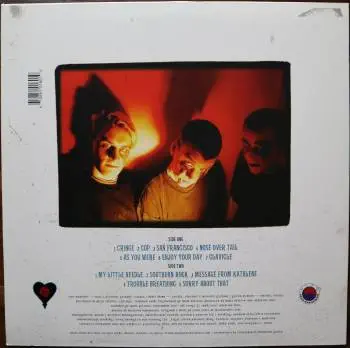 <u>PRESSING INFO</u><br><table class=inf_press><tbody><tr class=inf_info><td class=inf_title>Album:</td><td class=inf_info> Goddamnit Redux on Clear  </td></tr>
    <td class=inf_title>Pressing:</td><td> Fourth Pressing /500  </td></tr>
    <td class=inf_title>Release Date:</td><td> Sept. 5th 2008  </td></tr>
    <td class=inf_title>Album Pressed:</td><td> 2008  </td></tr>
    <td class=inf_title>Label:</td><td> Asianman Records AM-160  </td></tr>
    <td class=inf_title>Insert:</td><td> Double Sided Glossy  </td></tr>
    <td class=inf_title>Barcode:</td><td> 6 12851-01601 9  </td></tr>
    <td class=inf_title>Side A Matrix:</td><td> [etched] AM-160-A S-65748 [stamped] GOLDEN  </td></tr>
    <td class=inf_title>Side B Matrix:</td><td> [etched] AM-160-B S-65749 [stamped] GOLDEN  </td></tr>
    <td class=inf_title>&nbsp;</td><td> <a href=https://www.discogs.com/release/1823032-Alkaline-Trio-Goddamnit target=_blank rel=noopener noreferrer>View This Release on Discogs</a>  </tr></tbody></table>
<br><u>PRICING</u><span class='less' style='padding-left: 8px; color: var(--font-colour_grey);'>(prices shown in USD)</span><br><table class='inf_press'><tbody><tr class='inf_info'>
            <td class='inf_title'>Last Sold:</td>
            <td>$29.95 (Jun 18, 2021)</td>
            </tr><tr class='inf_info'>
            <td class='inf_title'>History:</td>
            <td>
                <span class='price-low' title='Sold on May 10, 2013'>Low: <span class='price-value'>$14.96</span></span>
                <span class='price-separator'>|</span>
                <span class='price-avg'>Avg: <span class='price-value'>$21.64</span></span>
                <span class='price-separator'>|</span>
                <span class='price-high' title='Sold on Nov 3, 2018'>High: <span class='price-value'>$45.00</span></span>
            </td>
            </tr></tbody></table><br>    <br><br><u>TRACKLIST</u><br><table class='inf_tracks'><tbody><tr>
            <td class='inf_num'>A1</td>
            <td class='inf_trk'>Cringe</td>
            <td class='inf_len'>2:23</td>
            <td><a href='#' class='lyric-link' data-album-code='gd' data-song-title='Cringe'>Lyrics</a></td></tr><tr>
            <td class='inf_num'>A2</td>
            <td class='inf_trk'>Cop</td>
            <td class='inf_len'>2:18</td>
            <td><a href='#' class='lyric-link' data-album-code='gd' data-song-title='Cop'>Lyrics</a></td></tr><tr>
            <td class='inf_num'>A3</td>
            <td class='inf_trk'>San Francisco</td>
            <td class='inf_len'>3:52</td>
            <td><a href='#' class='lyric-link' data-album-code='gd' data-song-title='San Francisco'>Lyrics</a></td></tr><tr>
            <td class='inf_num'>A4</td>
            <td class='inf_trk'>Nose Over Tail</td>
            <td class='inf_len'>2:37</td>
            <td><a href='#' class='lyric-link' data-album-code='gd' data-song-title='Nose Over Tail'>Lyrics</a></td></tr><tr>
            <td class='inf_num'>A5</td>
            <td class='inf_trk'>As You Were</td>
            <td class='inf_len'>2:11</td>
            <td><a href='#' class='lyric-link' data-album-code='gd' data-song-title='As You Were'>Lyrics</a></td></tr><tr>
            <td class='inf_num'>A6</td>
            <td class='inf_trk'>Enjoy Your Day</td>
            <td class='inf_len'>2:17</td>
            <td><a href='#' class='lyric-link' data-album-code='gd' data-song-title='Enjoy Your Day'>Lyrics</a></td></tr><tr>
            <td class='inf_num'>A7</td>
            <td class='inf_trk'>Clavicle</td>
            <td class='inf_len'>2:28</td>
            <td><a href='#' class='lyric-link' data-album-code='gd' data-song-title='Clavicle'>Lyrics</a></td></tr><tr>
            <td class='inf_num'>B1</td>
            <td class='inf_trk'>My Little Needle</td>
            <td class='inf_len'>3:01</td>
            <td><a href='#' class='lyric-link' data-album-code='gd' data-song-title='My Little Needle'>Lyrics</a></td></tr><tr>
            <td class='inf_num'>B2</td>
            <td class='inf_trk'>Southern Rock</td>
            <td class='inf_len'>3:05</td>
            <td><a href='#' class='lyric-link' data-album-code='gd' data-song-title='Southern Rock'>Lyrics</a></td></tr><tr>
            <td class='inf_num'>B3</td>
            <td class='inf_trk'>Message From Kathlene</td>
            <td class='inf_len'>3:22</td>
            <td><a href='#' class='lyric-link' data-album-code='gd' data-song-title='Message From Kathlene'>Lyrics</a></td></tr><tr>
            <td class='inf_num'>B4</td>
            <td class='inf_trk'>Trouble Breathing</td>
            <td class='inf_len'>3:55</td>
            <td><a href='#' class='lyric-link' data-album-code='gd' data-song-title='Trouble Breathing'>Lyrics</a></td></tr><tr>
            <td class='inf_num'>B5</td>
            <td class='inf_trk'>Sorry About That</td>
            <td class='inf_len'>3:21</td>
            <td><a href='#' class='lyric-link' data-album-code='gd' data-song-title='Sorry About That'>Lyrics</a></td></tr></tbody></table><br><br>
    <u>NOTES</u><br> This 4th pressing has a matte cover but the lettering and clocks on the front, as well as the track titles and Heart & Skull logo on the back, have a glossy finish.
 - Back