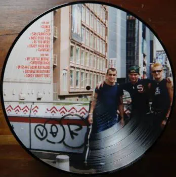 <u>PRESSING INFO</u><br><table class=inf_press><tbody><tr class=inf_info><td class=inf_title>Album:</td><td class=inf_info> Goddamnit 20th Anniversary Picture Disk on Picture Disk  </td></tr>
    <td class=inf_title>Pressing:</td><td> First Pressing /2000  </td></tr>
    <td class=inf_title>Release Date:</td><td> Nov. 2018  </td></tr>
    <td class=inf_title>Album Pressed:</td><td> 2018  </td></tr>
    <td class=inf_title>Label:</td><td> Asianman Records AM-034 (*AM-160)  </td></tr>
    <td class=inf_title>Insert:</td><td> none  </td></tr>
    <td class=inf_title>Barcode:</td><td> 7 06091-01601 1  </td></tr>
    <td class=inf_title>Side A Matrix:</td><td> PIRATES PRESS - AM 034 A 182022E1/A  </td></tr>
    <td class=inf_title>Side B Matrix:</td><td> PIRATES PRESS - AM 034 B 182022E2/A  </td></tr>
    <td class=inf_title>&nbsp;</td><td> <a href=https://www.discogs.com/release/12846139-Alkaline-Trio-Goddamnit target=_blank rel=noopener noreferrer>View This Release on Discogs</a>  </tr></tbody></table>
<br><u>PRICING</u><span class='less' style='padding-left: 8px; color: var(--font-colour_grey);'>(prices shown in USD)</span><br><table class='inf_press'><tbody><tr class='inf_info'>
            <td class='inf_title'>Last Sold:</td>
            <td>$43.37 (May 18, 2026)</td>
            </tr><tr class='inf_info'>
            <td class='inf_title'>History:</td>
            <td>
                <span class='price-low' title='Sold on Sep 19, 2020'>Low: <span class='price-value'>$16.66</span></span>
                <span class='price-separator'>|</span>
                <span class='price-avg'>Avg: <span class='price-value'>$26.48</span></span>
                <span class='price-separator'>|</span>
                <span class='price-high' title='Sold on Feb 8, 2022'>High: <span class='price-value'>$50.00</span></span>
            </td>
            </tr></tbody></table><br>    <br><br><u>TRACKLIST</u><br><table class='inf_tracks'><tbody><tr>
            <td class='inf_num'>A1</td>
            <td class='inf_trk'>Cringe</td>
            <td class='inf_len'>2:23</td>
            <td><a href='#' class='lyric-link' data-album-code='gd' data-song-title='Cringe'>Lyrics</a></td></tr><tr>
            <td class='inf_num'>A2</td>
            <td class='inf_trk'>Cop</td>
            <td class='inf_len'>2:18</td>
            <td><a href='#' class='lyric-link' data-album-code='gd' data-song-title='Cop'>Lyrics</a></td></tr><tr>
            <td class='inf_num'>A3</td>
            <td class='inf_trk'>San Francisco</td>
            <td class='inf_len'>3:52</td>
            <td><a href='#' class='lyric-link' data-album-code='gd' data-song-title='San Francisco'>Lyrics</a></td></tr><tr>
            <td class='inf_num'>A4</td>
            <td class='inf_trk'>Nose Over Tail</td>
            <td class='inf_len'>2:37</td>
            <td><a href='#' class='lyric-link' data-album-code='gd' data-song-title='Nose Over Tail'>Lyrics</a></td></tr><tr>
            <td class='inf_num'>A5</td>
            <td class='inf_trk'>As You Were</td>
            <td class='inf_len'>2:11</td>
            <td><a href='#' class='lyric-link' data-album-code='gd' data-song-title='As You Were'>Lyrics</a></td></tr><tr>
            <td class='inf_num'>A6</td>
            <td class='inf_trk'>Enjoy Your Day</td>
            <td class='inf_len'>2:17</td>
            <td><a href='#' class='lyric-link' data-album-code='gd' data-song-title='Enjoy Your Day'>Lyrics</a></td></tr><tr>
            <td class='inf_num'>A7</td>
            <td class='inf_trk'>Clavicle</td>
            <td class='inf_len'>2:28</td>
            <td><a href='#' class='lyric-link' data-album-code='gd' data-song-title='Clavicle'>Lyrics</a></td></tr><tr>
            <td class='inf_num'>B1</td>
            <td class='inf_trk'>My Little Needle</td>
            <td class='inf_len'>3:01</td>
            <td><a href='#' class='lyric-link' data-album-code='gd' data-song-title='My Little Needle'>Lyrics</a></td></tr><tr>
            <td class='inf_num'>B2</td>
            <td class='inf_trk'>Southern Rock</td>
            <td class='inf_len'>3:05</td>
            <td><a href='#' class='lyric-link' data-album-code='gd' data-song-title='Southern Rock'>Lyrics</a></td></tr><tr>
            <td class='inf_num'>B3</td>
            <td class='inf_trk'>Message From Kathlene</td>
            <td class='inf_len'>3:22</td>
            <td><a href='#' class='lyric-link' data-album-code='gd' data-song-title='Message From Kathlene'>Lyrics</a></td></tr><tr>
            <td class='inf_num'>B4</td>
            <td class='inf_trk'>Trouble Breathing</td>
            <td class='inf_len'>3:55</td>
            <td><a href='#' class='lyric-link' data-album-code='gd' data-song-title='Trouble Breathing'>Lyrics</a></td></tr><tr>
            <td class='inf_num'>B5</td>
            <td class='inf_trk'>Sorry About That</td>
            <td class='inf_len'>3:21</td>
            <td><a href='#' class='lyric-link' data-album-code='gd' data-song-title='Sorry About That'>Lyrics</a></td></tr></tbody></table><br><br>
    <u>NOTES</u><br> Came in a clear polyvinyl sleeve. This release has the original Goddamnit catalog number stamped in the runout (AM 034) instead of the correct AM-160. This is the remastered Redux version.
 - B