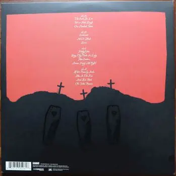 <u>PRESSING INFO</u><br><table class=inf_press><tbody><tr class=inf_info><td class=inf_title>Album:</td><td class=inf_info> Good Mourning on White | White (Vinyl Collective Exclusive)  </td></tr>
    <td class=inf_title>Pressing:</td><td> Second Pressing /500  </td></tr>
    <td class=inf_title>Release Date:</td><td> Nov. 2008  </td></tr>
    <td class=inf_title>Album Pressed:</td><td> 2008  </td></tr>
    <td class=inf_title>Label:</td><td> Vagrant Records/Cobraside/Cargo Records CSDLP1126  </td></tr>
    <td class=inf_title>Insert:</td><td> none  </td></tr>
    <td class=inf_title>Barcode:</td><td> 8 29707 95261 6  </td></tr>
    <td class=inf_title>Side A Matrix:</td><td> CSDLP 1126 A  </td></tr>
    <td class=inf_title>Side B Matrix:</td><td> CSDLP 1126 B  </td></tr>
    <td class=inf_title>Side C Matrix:</td><td> CSDLP 1126 C  </td></tr>
    <td class=inf_title>Side D Matrix:</td><td> CSDLP 1126 D  </td></tr>
    <td class=inf_title>&nbsp;</td><td> <a href=https://www.discogs.com/release/5480452 target=_blank rel=noopener noreferrer>View This Release on Discogs</a>  </tr></tbody></table>
<br><u>PRICING</u><span class='less' style='padding-left: 8px; color: var(--font-colour_grey);'>(prices shown in USD)</span><br><table class='inf_press'><tbody><tr class='inf_info'>
            <td class='inf_title'>Last Sold:</td>
            <td>$100.00 (May 5, 2026)</td>
            </tr><tr class='inf_info'>
            <td class='inf_title'>History:</td>
            <td>
                <span class='price-low' title='Sold on May 24, 2018'>Low: <span class='price-value'>$25.00</span></span>
                <span class='price-separator'>|</span>
                <span class='price-avg'>Avg: <span class='price-value'>$83.97</span></span>
                <span class='price-separator'>|</span>
                <span class='price-high' title='Sold on Jul 29, 2021'>High: <span class='price-value'>$139.99</span></span>
            </td>
            </tr></tbody></table><br>    <br><br><u>TRACKLIST</u><br><table class='inf_tracks'><tbody><tr>
            <td class='inf_num'>A1</td>
            <td class='inf_trk'>This Could Be Love (For Fire)</td>
            <td class='inf_len'>3:47</td>
            <td><a href='#' class='lyric-link' data-album-code='gm' data-song-title='This Could Be Love (For Fire)'>Lyrics</a></td></tr><tr>
            <td class='inf_num'>A2</td>
            <td class='inf_trk'>We’ve Had Enough</td>
            <td class='inf_len'>2:51</td>
            <td><a href='#' class='lyric-link' data-album-code='gm' data-song-title='We’ve Had Enough'>Lyrics</a></td></tr><tr>
            <td class='inf_num'>A3</td>
            <td class='inf_trk'>One Hundred Stories</td>
            <td class='inf_len'>3:40</td>
            <td><a href='#' class='lyric-link' data-album-code='gm' data-song-title='One Hundred Stories'>Lyrics</a></td></tr><tr>
            <td class='inf_num'>B1</td>
            <td class='inf_trk'>Continental</td>
            <td class='inf_len'>3:28</td>
            <td><a href='#' class='lyric-link' data-album-code='gm' data-song-title='Continental'>Lyrics</a></td></tr><tr>
            <td class='inf_num'>B2</td>
            <td class='inf_trk'>All On Black</td>
            <td class='inf_len'>4:00</td>
            <td><a href='#' class='lyric-link' data-album-code='gm' data-song-title='All On Black'>Lyrics</a></td></tr><tr>
            <td class='inf_num'>B3</td>
            <td class='inf_trk'>Emma</td>
            <td class='inf_len'>2:41</td>
            <td><a href='#' class='lyric-link' data-album-code='gm' data-song-title='Emma'>Lyrics</a></td></tr><tr>
            <td class='inf_num'>C1</td>
            <td class='inf_trk'>Fatally Yours</td>
            <td class='inf_len'>2:16</td>
            <td><a href='#' class='lyric-link' data-album-code='gm' data-song-title='Fatally Yours'>Lyrics</a></td></tr><tr>
            <td class='inf_num'>C2</td>
            <td class='inf_trk'>Every Thug Needs A Lady</td>
            <td class='inf_len'>3:19</td>
            <td><a href='#' class='lyric-link' data-album-code='gm' data-song-title='Every Thug Needs A Lady'>Lyrics</a></td></tr><tr>
            <td class='inf_num'>C3</td>
            <td class='inf_trk'>Blue Carolina</td>
            <td class='inf_len'>3:28</td>
            <td><a href='#' class='lyric-link' data-album-code='gm' data-song-title='Blue Carolina'>Lyrics</a></td></tr><tr>
            <td class='inf_num'>C4</td>
            <td class='inf_trk'>Donner Party (All Night)</td>
            <td class='inf_len'>2:44</td>
            <td><a href='#' class='lyric-link' data-album-code='gm' data-song-title='Donner Party (All Night)'>Lyrics</a></td></tr><tr>
            <td class='inf_num'>D1</td>
            <td class='inf_trk'>If We Never Go Inside</td>
            <td class='inf_len'>3:46</td>
            <td><a href='#' class='lyric-link' data-album-code='gm' data-song-title='If We Never Go Inside'>Lyrics</a></td></tr><tr>
            <td class='inf_num'>D2</td>
            <td class='inf_trk'>Blue In The Face</td>
            <td class='inf_len'>3:05</td>
            <td><a href='#' class='lyric-link' data-album-code='gm' data-song-title='Blue In The Face'>Lyrics</a></td></tr><tr>
            <td class='inf_num'>D3</td>
            <td class='inf_trk'>Dead End Road</td>
            <td class='inf_len'>3:00</td>
            <td><a href='#' class='lyric-link' data-album-code='gm' data-song-title='Dead End Road'>Lyrics</a></td></tr><tr>
            <td class='inf_num'>D4</td>
            <td class='inf_trk'>Old School Reasons</td>
            <td class='inf_len'>3:00</td>
            <td><a href='#' class='lyric-link' data-album-code='gm' data-song-title='Old School Reasons'>Lyrics</a></td></tr></tbody></table><br><br>
    <u>NOTES</u><br> Vinyl Collective Exclusive. 2xLP, gatefold sleeve. Cobraside and Cargo Records markings on sleeve.
 - Back