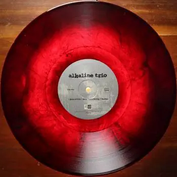 Hot Water Music Split - Ruby with Black Marble (Newbury Comics Exclusive)
