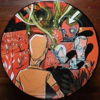 <u>PRESSING INFO</u><br><table class=inf_press><tbody><tr class=inf_info><td class=inf_title>Album:</td><td class=inf_info> Hot Water Music Split on Picture Disk (Silver Insert)  </td></tr>
    <td class=inf_title>Pressing:</td><td> First Pressing /2100  </td></tr>
    <td class=inf_title>Release Date:</td><td> Aug. 31st 2005  </td></tr>
    <td class=inf_title>Album Pressed:</td><td> 2005  </td></tr>
    <td class=inf_title>Label:</td><td> No Idea Records NIR160  </td></tr>
    <td class=inf_title>Insert:</td><td> Cardstock OBI  </td></tr>
    <td class=inf_title>Barcode:</td><td> none  </td></tr>
    <td class=inf_title>Side A Matrix:</td><td> NIR 160-A ''YOU'VE BEEN GOOGLED''  </td></tr>
    <td class=inf_title>Side B Matrix:</td><td> NIR-160-H ''TELL HIM LARV MAR SENT YA'' SIDE B  </td></tr>
    <td class=inf_title>&nbsp;</td><td> <a href=https://www.discogs.com/release/819766 target=_blank rel=noopener noreferrer>View This Release on Discogs</a>  </tr></tbody></table>
<br><u>PRICING</u><span class='less' style='padding-left: 8px; color: var(--font-colour_grey);'>(prices shown in USD)</span><br><table class='inf_press'><tbody><tr class='inf_info'>
            <td class='inf_title'>Last Sold:</td>
            <td>$35.00 (May 28, 2026)</td>
            </tr><tr class='inf_info'>
            <td class='inf_title'>History:</td>
            <td>
                <span class='price-low' title='Sold on Mar 29, 2025'>Low: <span class='price-value'>$20.66</span></span>
                <span class='price-separator'>|</span>
                <span class='price-avg'>Avg: <span class='price-value'>$40.93</span></span>
                <span class='price-separator'>|</span>
                <span class='price-high' title='€89.99 · Sold on Nov 30, 2024'>High: <span class='price-value'>$102.49</span></span>
            </td>
            </tr></tbody></table><br>    <br><br><u>TRACKLIST</u><br><table class='inf_tracks'><tbody><tr>
            <td class='inf_num'>A1</td>
            <td class='inf_trk'>Alkaline Trio - Queen Of Pain</td>
            <td class='inf_len'>3:57</td>
            <td><a href='#' class='lyric-link' data-album-code='splits' data-song-title='Alkaline Trio - Queen Of Pain'>Lyrics</a></td></tr><tr>
            <td class='inf_num'>A2</td>
            <td class='inf_trk'>Alkaline Trio - While You’re Waiting</td>
            <td class='inf_len'>4:07</td>
            <td><a href='#' class='lyric-link' data-album-code='splits' data-song-title='Alkaline Trio - While You’re Waiting'>Lyrics</a></td></tr><tr>
            <td class='inf_num'>A3</td>
            <td class='inf_trk'>Alkaline Trio - Rooftops</td>
            <td class='inf_len'>2:15</td>
            <td><a href='#' class='lyric-link' data-album-code='splits' data-song-title='Alkaline Trio - Rooftops'>Lyrics</a></td></tr><tr>
            <td class='inf_num'>B1</td>
            <td class='inf_trk'>Hot Water Music - God Deciding</td>
            <td class='inf_len'>2:37</td>
            <td><a href='#' class='lyric-link' data-album-code='splits' data-song-title='Hot Water Music - God Deciding'>Lyrics</a></td></tr><tr>
            <td class='inf_num'>B2</td>
            <td class='inf_trk'>Hot Water Music - Russian Roulette</td>
            <td class='inf_len'>3:25</td>
            <td><a href='#' class='lyric-link' data-album-code='splits' data-song-title='Hot Water Music - Russian Roulette'>Lyrics</a></td></tr><tr>
            <td class='inf_num'>B3</td>
            <td class='inf_trk'>Hot Water Music - Radio</td>
            <td class='inf_len'>4:12</td>
            <td><a href='#' class='lyric-link' data-album-code='splits' data-song-title='Hot Water Music - Radio'>Lyrics</a></td></tr><tr>
            <td class='inf_num'>B4</td>
            <td class='inf_trk'>Hot Water Music - Bleeder</td>
            <td class='inf_len'>3:13</td>
            <td><a href='#' class='lyric-link' data-album-code='splits' data-song-title='Hot Water Music - Bleeder'>Lyrics</a></td></tr></tbody></table><br><br>
    <u>NOTES</u><br> 1st thru 4th pressings are all visually identical.
 - B