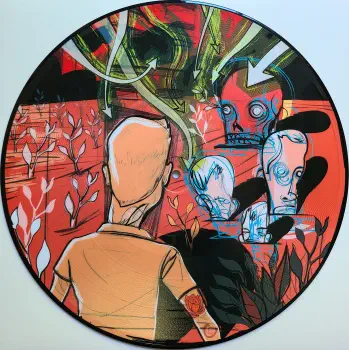 Hot Water Music Split - Picture Disk (Silver Insert) (A / B Side Art Swap)