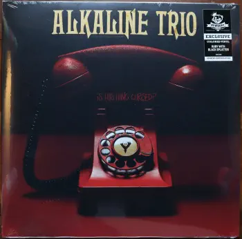 <u>PRESSING INFO</u><br><table class=inf_press><tbody><tr class=inf_info><td class=inf_title>Album:</td><td class=inf_info> Is This Thing Cursed? on Ruby with Black Splatter (Newbury Comics Exclusive)  </td></tr>
    <td class=inf_title>Pressing:</td><td> Second Pressing /600  </td></tr>
    <td class=inf_title>Release Date:</td><td> Apr. 7th 2023  </td></tr>
    <td class=inf_title>Album Pressed:</td><td> 2023  </td></tr>
    <td class=inf_title>Label:</td><td> Heart&Skull Records/Epitaph 7631-1  </td></tr>
    <td class=inf_title>Insert:</td><td> none  </td></tr>
    <td class=inf_title>Barcode:</td><td> 0 45778-76311 5  </td></tr>
    <td class=inf_title>Side A Matrix:</td><td> [stamped] 251924E1/A 1D-97311 / 87631-1 - A  </td></tr>
    <td class=inf_title>Side B Matrix:</td><td> [stamped] 251924E2/A 1D-97311 / 87631-1 - B  </td></tr>
    <td class=inf_title>&nbsp;</td><td> <a href=https://www.discogs.com/release/26692799 target=_blank rel=noopener noreferrer>View This Release on Discogs</a>  </tr></tbody></table>
<br><u>PRICING</u><span class='less' style='padding-left: 8px; color: var(--font-colour_grey);'>(prices shown in USD)</span><br><table class='inf_press'><tbody><tr class='inf_info'>
            <td class='inf_title'>Last Sold:</td>
            <td>$21.00 (May 7, 2026)</td>
            </tr><tr class='inf_info'>
            <td class='inf_title'>History:</td>
            <td>
                <span class='price-low' title='Sold on Mar 3, 2025'>Low: <span class='price-value'>$12.83</span></span>
                <span class='price-separator'>|</span>
                <span class='price-avg'>Avg: <span class='price-value'>$20.48</span></span>
                <span class='price-separator'>|</span>
                <span class='price-high' title='Sold on Aug 1, 2023'>High: <span class='price-value'>$25.00</span></span>
            </td>
            </tr></tbody></table><br>    <br><br><u>TRACKLIST</u><br><table class='inf_tracks'><tbody><tr>
            <td class='inf_num'>A1</td>
            <td class='inf_trk'>Is This Thing Cursed?</td>
            <td class='inf_len'>2:44</td>
            <td><a href='#' class='lyric-link' data-album-code='ittc' data-song-title='Is This Thing Cursed?'>Lyrics</a></td></tr><tr>
            <td class='inf_num'>A2</td>
            <td class='inf_trk'>Blackbird</td>
            <td class='inf_len'>3:20</td>
            <td><a href='#' class='lyric-link' data-album-code='ittc' data-song-title='Blackbird'>Lyrics</a></td></tr><tr>
            <td class='inf_num'>A3</td>
            <td class='inf_trk'>Demon And Division</td>
            <td class='inf_len'>3:16</td>
            <td><a href='#' class='lyric-link' data-album-code='ittc' data-song-title='Demon And Division'>Lyrics</a></td></tr><tr>
            <td class='inf_num'>A4</td>
            <td class='inf_trk'>Little Help?</td>
            <td class='inf_len'>2:23</td>
            <td><a href='#' class='lyric-link' data-album-code='ittc' data-song-title='Little Help?'>Lyrics</a></td></tr><tr>
            <td class='inf_num'>A5</td>
            <td class='inf_trk'>I Can’t Believe</td>
            <td class='inf_len'>4:01</td>
            <td><a href='#' class='lyric-link' data-album-code='ittc' data-song-title='I Can’t Believe'>Lyrics</a></td></tr><tr>
            <td class='inf_num'>A6</td>
            <td class='inf_trk'>Sweet Vampires</td>
            <td class='inf_len'>3:23</td>
            <td><a href='#' class='lyric-link' data-album-code='ittc' data-song-title='Sweet Vampires'>Lyrics</a></td></tr><tr>
            <td class='inf_num'>A7</td>
            <td class='inf_trk'>Pale Blue Ribbon</td>
            <td class='inf_len'>2:00</td>
            <td><a href='#' class='lyric-link' data-album-code='ittc' data-song-title='Pale Blue Ribbon'>Lyrics</a></td></tr><tr>
            <td class='inf_num'>B1</td>
            <td class='inf_trk'>Goodbye Fire Island</td>
            <td class='inf_len'>3:32</td>
            <td><a href='#' class='lyric-link' data-album-code='ittc' data-song-title='Goodbye Fire Island'>Lyrics</a></td></tr><tr>
            <td class='inf_num'>B2</td>
            <td class='inf_trk'>Stay</td>
            <td class='inf_len'>3:29</td>
            <td><a href='#' class='lyric-link' data-album-code='ittc' data-song-title='Stay'>Lyrics</a></td></tr><tr>
            <td class='inf_num'>B3</td>
            <td class='inf_trk'>Heart Attacks</td>
            <td class='inf_len'>2:20</td>
            <td><a href='#' class='lyric-link' data-album-code='ittc' data-song-title='Heart Attacks'>Lyrics</a></td></tr><tr>
            <td class='inf_num'>B4</td>
            <td class='inf_trk'>Worn So Thin</td>
            <td class='inf_len'>2:35</td>
            <td><a href='#' class='lyric-link' data-album-code='ittc' data-song-title='Worn So Thin'>Lyrics</a></td></tr><tr>
            <td class='inf_num'>B5</td>
            <td class='inf_trk'>Throw Me To The Lions</td>
            <td class='inf_len'>3:18</td>
            <td><a href='#' class='lyric-link' data-album-code='ittc' data-song-title='Throw Me To The Lions'>Lyrics</a></td></tr><tr>
            <td class='inf_num'>B6</td>
            <td class='inf_trk'>Krystalline</td>
            <td class='inf_len'>3:30</td>
            <td><a href='#' class='lyric-link' data-album-code='ittc' data-song-title='Krystalline'>Lyrics</a></td></tr></tbody></table><br><br>
    <u>NOTES</u><br> Gatefold sleeve.
 - Cover