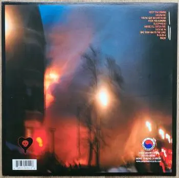<u>PRESSING INFO</u><br><table class=inf_press><tbody><tr class=inf_info><td class=inf_title>Album:</td><td class=inf_info> Maybe I'll Catch Fire on Black  </td></tr>
    <td class=inf_title>Pressing:</td><td> Tenth Pressing /500  </td></tr>
    <td class=inf_title>Release Date:</td><td> ?  </td></tr>
    <td class=inf_title>Album Pressed:</td><td> ?  </td></tr>
    <td class=inf_title>Label:</td><td> Asianman Records AM 055  </td></tr>
    <td class=inf_title>Insert:</td><td> Single Sided Glossy  </td></tr>
    <td class=inf_title>Barcode:</td><td> 6 12851-0055-1 8  </td></tr>
    <td class=inf_title>Side A Matrix:</td><td> 1089-AM055- 1 A 5 S-65692  </td></tr>
    <td class=inf_title>Side B Matrix:</td><td> 7689-AM055-1(B) S-68693  </td></tr>
    <td class=inf_title>&nbsp;</td><td> <a href=none target=_blank rel=noopener noreferrer>View This Release on Discogs</a>  </tr></tbody></table>
    <br><br><u>TRACKLIST</u><br><table class='inf_tracks'><tbody><tr>
            <td class='inf_num'>A1</td>
            <td class='inf_trk'>Keep ’Em Coming</td>
            <td class='inf_len'>4:10</td>
            <td><a href='#' class='lyric-link' data-album-code='micf' data-song-title='Keep ’Em Coming'>Lyrics</a></td></tr><tr>
            <td class='inf_num'>A2</td>
            <td class='inf_trk'>Madam Me</td>
            <td class='inf_len'>2:59</td>
            <td><a href='#' class='lyric-link' data-album-code='micf' data-song-title='Madam Me'>Lyrics</a></td></tr><tr>
            <td class='inf_num'>A3</td>
            <td class='inf_trk'>You’ve Got So Far To Go</td>
            <td class='inf_len'>3:14</td>
            <td><a href='#' class='lyric-link' data-album-code='micf' data-song-title='You’ve Got So Far To Go'>Lyrics</a></td></tr><tr>
            <td class='inf_num'>A4</td>
            <td class='inf_trk'>Fuck You Aurora</td>
            <td class='inf_len'>4:49</td>
            <td><a href='#' class='lyric-link' data-album-code='micf' data-song-title='Fuck You Aurora'>Lyrics</a></td></tr><tr>
            <td class='inf_num'>A5</td>
            <td class='inf_trk'>Sleepyhead</td>
            <td class='inf_len'>3:56</td>
            <td><a href='#' class='lyric-link' data-album-code='micf' data-song-title='Sleepyhead'>Lyrics</a></td></tr><tr>
            <td class='inf_num'>B1</td>
            <td class='inf_trk'>Maybe I’ll Catch Fire</td>
            <td class='inf_len'>3:07</td>
            <td><a href='#' class='lyric-link' data-album-code='micf' data-song-title='Maybe I’ll Catch Fire'>Lyrics</a></td></tr><tr>
            <td class='inf_num'>B2</td>
            <td class='inf_trk'>Tuck Me In</td>
            <td class='inf_len'>2:39</td>
            <td><a href='#' class='lyric-link' data-album-code='micf' data-song-title='Tuck Me In'>Lyrics</a></td></tr><tr>
            <td class='inf_num'>B3</td>
            <td class='inf_trk'>She Took Him To The Lake</td>
            <td class='inf_len'>2:40</td>
            <td><a href='#' class='lyric-link' data-album-code='micf' data-song-title='She Took Him To The Lake'>Lyrics</a></td></tr><tr>
            <td class='inf_num'>B4</td>
            <td class='inf_trk'>5-3-10-4</td>
            <td class='inf_len'>2:56</td>
            <td><a href='#' class='lyric-link' data-album-code='micf' data-song-title='5-3-10-4'>Lyrics</a></td></tr><tr>
            <td class='inf_num'>B5</td>
            <td class='inf_trk'>Radio</td>
            <td class='inf_len'>4:41</td>
            <td><a href='#' class='lyric-link' data-album-code='micf' data-song-title='Radio'>Lyrics</a></td></tr></tbody></table><br><br>
    <u>NOTES</u><br> Identical to the 9th pressing.
 - Back