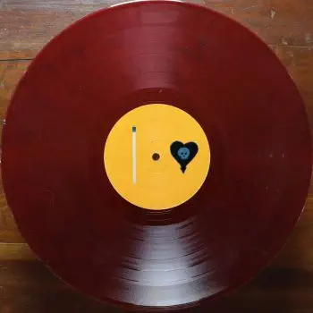 Maybe I'll Catch Fire - Clear Red with Black Swirl
