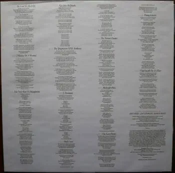 <u>PRESSING INFO</u><br><table class=inf_press><tbody><tr class=inf_info><td class=inf_title>Album:</td><td class=inf_info> My Shame Is True on Black (Made In Canada Labels)  </td></tr>
    <td class=inf_title>Pressing:</td><td> First Pressing /??  </td></tr>
    <td class=inf_title>Release Date:</td><td> Apr. 2nd 2013  </td></tr>
    <td class=inf_title>Album Pressed:</td><td> 2013  </td></tr>
    <td class=inf_title>Label:</td><td> Heart&Skull/Epitaph Records 87243-1  </td></tr>
    <td class=inf_title>Insert:</td><td> Printed Matte Inner Sleeve  </td></tr>
    <td class=inf_title>Barcode:</td><td> 0 45778-72431 4  </td></tr>
    <td class=inf_title>Side A Matrix:</td><td> 87243-A CB  </td></tr>
    <td class=inf_title>Side B Matrix:</td><td> 87243-B CB  </td></tr>
    <td class=inf_title>&nbsp;</td><td> <a href=https://www.discogs.com/release/4452279 target=_blank rel=noopener noreferrer>View This Release on Discogs</a>  </tr></tbody></table>
<br><u>PRICING</u><span class='less' style='padding-left: 8px; color: var(--font-colour_grey);'>(prices shown in USD)</span><br><table class='inf_press'><tbody><tr class='inf_info'>
            <td class='inf_title'>Last Sold:</td>
            <td>$19.07 (Nov 17, 2024)</td>
            </tr><tr class='inf_info'>
            <td class='inf_title'>History:</td>
            <td>
                <span class='price-low' title='CA$16.50 · Sold on Dec 25, 2021'>Low: <span class='price-value'>$11.70</span></span>
                <span class='price-separator'>|</span>
                <span class='price-avg'>Avg: <span class='price-value'>$21.78</span></span>
                <span class='price-separator'>|</span>
                <span class='price-high' title='€36.29 · Sold on Jul 30, 2022'>High: <span class='price-value'>$41.33</span></span>
            </td>
            </tr></tbody></table><br>    <br><br><u>TRACKLIST</u><br><table class='inf_tracks'><tbody><tr>
            <td class='inf_num'>A1</td>
            <td class='inf_trk'>She Lied To The FBI</td>
            <td class='inf_len'>2:49</td>
            <td><a href='#' class='lyric-link' data-album-code='msit' data-song-title='She Lied To The FBI'>Lyrics</a></td></tr><tr>
            <td class='inf_num'>A2</td>
            <td class='inf_trk'>I Wanna Be A Warhol</td>
            <td class='inf_len'>3:07</td>
            <td><a href='#' class='lyric-link' data-album-code='msit' data-song-title='I Wanna Be A Warhol'>Lyrics</a></td></tr><tr>
            <td class='inf_num'>A3</td>
            <td class='inf_trk'>I’m Only Here To Disappoint</td>
            <td class='inf_len'>2:46</td>
            <td><a href='#' class='lyric-link' data-album-code='msit' data-song-title='I’m Only Here To Disappoint'>Lyrics</a></td></tr><tr>
            <td class='inf_num'>A4</td>
            <td class='inf_trk'>Kiss You To Death</td>
            <td class='inf_len'>3:21</td>
            <td><a href='#' class='lyric-link' data-album-code='msit' data-song-title='Kiss You To Death'>Lyrics</a></td></tr><tr>
            <td class='inf_num'>A5</td>
            <td class='inf_trk'>The Temptation Of St. Anthony</td>
            <td class='inf_len'>3:35</td>
            <td><a href='#' class='lyric-link' data-album-code='msit' data-song-title='The Temptation Of St. Anthony'>Lyrics</a></td></tr><tr>
            <td class='inf_num'>A6</td>
            <td class='inf_trk'>I, Pessimist</td>
            <td class='inf_len'>2:11</td>
            <td><a href='#' class='lyric-link' data-album-code='msit' data-song-title='I, Pessimist'>Lyrics</a></td></tr><tr>
            <td class='inf_num'>B1</td>
            <td class='inf_trk'>Only Love</td>
            <td class='inf_len'>4:36</td>
            <td><a href='#' class='lyric-link' data-album-code='msit' data-song-title='Only Love'>Lyrics</a></td></tr><tr>
            <td class='inf_num'>B2</td>
            <td class='inf_trk'>The Torture Doctor</td>
            <td class='inf_len'>3:38</td>
            <td><a href='#' class='lyric-link' data-album-code='msit' data-song-title='The Torture Doctor'>Lyrics</a></td></tr><tr>
            <td class='inf_num'>B3</td>
            <td class='inf_trk'>Midnight Blue</td>
            <td class='inf_len'>2:45</td>
            <td><a href='#' class='lyric-link' data-album-code='msit' data-song-title='Midnight Blue'>Lyrics</a></td></tr><tr>
            <td class='inf_num'>B4</td>
            <td class='inf_trk'>One Last Dance</td>
            <td class='inf_len'>3:29</td>
            <td><a href='#' class='lyric-link' data-album-code='msit' data-song-title='One Last Dance'>Lyrics</a></td></tr><tr>
            <td class='inf_num'>B5</td>
            <td class='inf_trk'>Young Lovers</td>
            <td class='inf_len'>3:31</td>
            <td><a href='#' class='lyric-link' data-album-code='msit' data-song-title='Young Lovers'>Lyrics</a></td></tr><tr>
            <td class='inf_num'>B6</td>
            <td class='inf_trk'>Until Death Do Us Part</td>
            <td class='inf_len'>4:11</td>
            <td><a href='#' class='lyric-link' data-album-code='msit' data-song-title='Until Death Do Us Part'>Lyrics</a></td></tr></tbody></table><br><br>
    <u>NOTES</u><br> Made in Canada printed on bottom of B side label (some other Black 1st presses do not have this)
 - Sleeve2