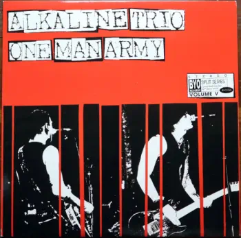<u>PRESSING INFO</u><br><table class=inf_press><tbody><tr class=inf_info><td class=inf_title>Album:</td><td class=inf_info> Alkaline Trio / One Man Army Split (BYO Records Split Series Vol V.) on Black (ATM Runout)  </td></tr>
    <td class=inf_title>Pressing:</td><td> Second Pressing /??  </td></tr>
    <td class=inf_title>Release Date:</td><td> 2004  </td></tr>
    <td class=inf_title>Album Pressed:</td><td> 2004  </td></tr>
    <td class=inf_title>Label:</td><td> BYO Records BYO 096  </td></tr>
    <td class=inf_title>Insert:</td><td> Double Sided Glossy  </td></tr>
    <td class=inf_title>Barcode:</td><td> 0 2028-20096-1 4  </td></tr>
    <td class=inf_title>Side A Matrix:</td><td> BYO-096-A 18411.1(2) KPG@ATM  </td></tr>
    <td class=inf_title>Side B Matrix:</td><td> BYO-096-B 18411.2(2) KPG@ATM  </td></tr>
    <td class=inf_title>&nbsp;</td><td> <a href=https://www.discogs.com/release/1303083 target=_blank rel=noopener noreferrer>View This Release on Discogs</a>  </tr></tbody></table>
<br><u>PRICING</u><span class='less' style='padding-left: 8px; color: var(--font-colour_grey);'>(prices shown in USD)</span><br><table class='inf_press'><tbody><tr class='inf_info'>
            <td class='inf_title'>Last Sold:</td>
            <td><span title='Sold for €51.51'>$58.66</span> (Apr 26, 2026)</td>
            </tr><tr class='inf_info'>
            <td class='inf_title'>History:</td>
            <td>
                <span class='price-low' title='Sold on Jan 8, 2024'>Low: <span class='price-value'>$17.00</span></span>
                <span class='price-separator'>|</span>
                <span class='price-avg'>Avg: <span class='price-value'>$42.50</span></span>
                <span class='price-separator'>|</span>
                <span class='price-high' title='€59.80 · Sold on Nov 24, 2024'>High: <span class='price-value'>$68.11</span></span>
            </td>
            </tr></tbody></table><br>    <br><br><u>TRACKLIST</u><br><table class='inf_tracks'><tbody><tr>
            <td class='inf_num'>A1</td>
            <td class='inf_trk'>Alkaline Trio - Fine Without You</td>
            <td class='inf_len'>?:??</td>
            <td><a href='#' class='lyric-link' data-album-code='splits' data-song-title='Alkaline Trio - Fine Without You'>Lyrics</a></td></tr><tr>
            <td class='inf_num'>A2</td>
            <td class='inf_trk'>Alkaline Trio - Hating Every Minute</td>
            <td class='inf_len'>?:??</td>
            <td><a href='#' class='lyric-link' data-album-code='splits' data-song-title='Alkaline Trio - Hating Every Minute'>Lyrics</a></td></tr><tr>
            <td class='inf_num'>A3</td>
            <td class='inf_trk'>Alkaline Trio - Dead And Broken</td>
            <td class='inf_len'>?:??</td>
            <td><a href='#' class='lyric-link' data-album-code='splits' data-song-title='Alkaline Trio - Dead And Broken'>Lyrics</a></td></tr><tr>
            <td class='inf_num'>A4</td>
            <td class='inf_trk'>Alkaline Trio - Sadie</td>
            <td class='inf_len'>?:??</td>
            <td><a href='#' class='lyric-link' data-album-code='splits' data-song-title='Alkaline Trio - Sadie'>Lyrics</a></td></tr><tr>
            <td class='inf_num'>A5</td>
            <td class='inf_trk'>Alkaline Trio - If You Had A Bad Time</td>
            <td class='inf_len'>?:??</td>
            <td><a href='#' class='lyric-link' data-album-code='splits' data-song-title='Alkaline Trio - If You Had A Bad Time'>Lyrics</a></td></tr><tr>
            <td class='inf_num'>A6</td>
            <td class='inf_trk'>Alkaline Trio - Wait For The Blackout (The Damned Cover)</td>
            <td class='inf_len'>?:??</td>
            <td><a href='#' class='lyric-link' data-album-code='splits' data-song-title='Alkaline Trio - Wait For The Blackout (The Damned Cover)'>Lyrics</a></td></tr><tr>
            <td class='inf_num'>B1</td>
            <td class='inf_trk'>One Man Army - The T.V. Song</td>
            <td class='inf_len'>?:??</td>
            <td><a href='#' class='lyric-link' data-album-code='splits' data-song-title='One Man Army - The T.V. Song'>Lyrics</a></td></tr><tr>
            <td class='inf_num'>B2</td>
            <td class='inf_trk'>One Man Army - The Hemophiliac</td>
            <td class='inf_len'>?:??</td>
            <td><a href='#' class='lyric-link' data-album-code='splits' data-song-title='One Man Army - The Hemophiliac'>Lyrics</a></td></tr><tr>
            <td class='inf_num'>B3</td>
            <td class='inf_trk'>One Man Army - All The Way</td>
            <td class='inf_len'>?:??</td>
            <td><a href='#' class='lyric-link' data-album-code='splits' data-song-title='One Man Army - All The Way'>Lyrics</a></td></tr><tr>
            <td class='inf_num'>B4</td>
            <td class='inf_trk'>One Man Army - The Radio Airwaves Gave Me A Lobotomy</td>
            <td class='inf_len'>?:??</td>
            <td><a href='#' class='lyric-link' data-album-code='splits' data-song-title='One Man Army - The Radio Airwaves Gave Me A Lobotomy'>Lyrics</a></td></tr><tr>
            <td class='inf_num'>B5</td>
            <td class='inf_trk'>One Man Army - I.F.H.A. (One Love)</td>
            <td class='inf_len'>?:??</td>
            <td><a href='#' class='lyric-link' data-album-code='splits' data-song-title='One Man Army - I.F.H.A. (One Love)'>Lyrics</a></td></tr><tr>
            <td class='inf_num'>B6</td>
            <td class='inf_trk'>One Man Army - Let’s Call It An Evening</td>
            <td class='inf_len'>?:??</td>
            <td><a href='#' class='lyric-link' data-album-code='splits' data-song-title='One Man Army - Let’s Call It An Evening'>Lyrics</a></td></tr></tbody></table><br><br>
    <u>NOTES</u><br> Glossy cover. Many black copies did not come with inserts
 - Cover