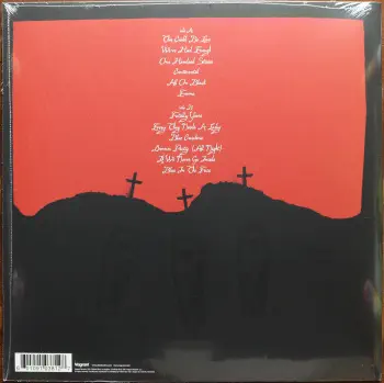 <u>PRESSING INFO</u><br><table class=inf_press><tbody><tr class=inf_info><td class=inf_title>Album:</td><td class=inf_info> Good Mourning Past Live on Translucent Gold with Black Smoke  </td></tr>
    <td class=inf_title>Pressing:</td><td> First Pressing /500  </td></tr>
    <td class=inf_title>Release Date:</td><td> Dec. 1st 2014  </td></tr>
    <td class=inf_title>Album Pressed:</td><td> 2014  </td></tr>
    <td class=inf_title>Label:</td><td> Vagrant Records VR381  </td></tr>
    <td class=inf_title>Insert:</td><td> Double Sided Glossy  </td></tr>
    <td class=inf_title>Barcode:</td><td> 6 01091-03812 7  </td></tr>
    <td class=inf_title>Side A Matrix:</td><td> 14-0452 A MPO K SST NOISELAND  </td></tr>
    <td class=inf_title>Side B Matrix:</td><td> 14-0452 B MPO K SST NOISELAND  </td></tr>
    <td class=inf_title>&nbsp;</td><td> <a href=https://www.discogs.com/release/6433186 target=_blank rel=noopener noreferrer>View This Release on Discogs</a>  </tr></tbody></table>
<br><u>PRICING</u><span class='less' style='padding-left: 8px; color: var(--font-colour_grey);'>(prices shown in USD)</span><br><table class='inf_press'><tbody><tr class='inf_info'>
            <td class='inf_title'>Last Sold:</td>
            <td>$666.00 (May 19, 2026)</td>
            </tr><tr class='inf_info'>
            <td class='inf_title'>History:</td>
            <td>
                <span class='price-low' title='Sold on Oct 23, 2022'>Low: <span class='price-value'>$79.99</span></span>
                <span class='price-separator'>|</span>
                <span class='price-avg'>Avg: <span class='price-value'>$462.68</span></span>
                <span class='price-separator'>|</span>
                <span class='price-high' title='Sold on Jun 11, 2024'>High: <span class='price-value'>$700.00</span></span>
            </td>
            </tr></tbody></table><br>    <br><br><u>TRACKLIST</u><br><table class='inf_tracks'><tbody><tr>
            <td class='inf_num'>A1</td>
            <td class='inf_trk'>This Could Be Love</td>
            <td class='inf_len'>?:??</td>
            <td><a href='#' class='lyric-link' data-album-code='pl' data-song-title='This Could Be Love'>Lyrics</a></td></tr><tr>
            <td class='inf_num'>A2</td>
            <td class='inf_trk'>We’ve Had Enough</td>
            <td class='inf_len'>?:??</td>
            <td><a href='#' class='lyric-link' data-album-code='pl' data-song-title='We’ve Had Enough'>Lyrics</a></td></tr><tr>
            <td class='inf_num'>A3</td>
            <td class='inf_trk'>One Hundred Stories</td>
            <td class='inf_len'>?:??</td>
            <td><a href='#' class='lyric-link' data-album-code='pl' data-song-title='One Hundred Stories'>Lyrics</a></td></tr><tr>
            <td class='inf_num'>A4</td>
            <td class='inf_trk'>Continental</td>
            <td class='inf_len'>?:??</td>
            <td><a href='#' class='lyric-link' data-album-code='pl' data-song-title='Continental'>Lyrics</a></td></tr><tr>
            <td class='inf_num'>A5</td>
            <td class='inf_trk'>All On Black</td>
            <td class='inf_len'>?:??</td>
            <td><a href='#' class='lyric-link' data-album-code='pl' data-song-title='All On Black'>Lyrics</a></td></tr><tr>
            <td class='inf_num'>A6</td>
            <td class='inf_trk'>Emma</td>
            <td class='inf_len'>?:??</td>
            <td><a href='#' class='lyric-link' data-album-code='pl' data-song-title='Emma'>Lyrics</a></td></tr><tr>
            <td class='inf_num'>B1</td>
            <td class='inf_trk'>Fatally Yours</td>
            <td class='inf_len'>?:??</td>
            <td><a href='#' class='lyric-link' data-album-code='pl' data-song-title='Fatally Yours'>Lyrics</a></td></tr><tr>
            <td class='inf_num'>B2</td>
            <td class='inf_trk'>Every Thug Needs A Lady</td>
            <td class='inf_len'>?:??</td>
            <td><a href='#' class='lyric-link' data-album-code='pl' data-song-title='Every Thug Needs A Lady'>Lyrics</a></td></tr><tr>
            <td class='inf_num'>B3</td>
            <td class='inf_trk'>Blue Carolina</td>
            <td class='inf_len'>?:??</td>
            <td><a href='#' class='lyric-link' data-album-code='pl' data-song-title='Blue Carolina'>Lyrics</a></td></tr><tr>
            <td class='inf_num'>B4</td>
            <td class='inf_trk'>Donner Party (All Night)</td>
            <td class='inf_len'>?:??</td>
            <td><a href='#' class='lyric-link' data-album-code='pl' data-song-title='Donner Party (All Night)'>Lyrics</a></td></tr><tr>
            <td class='inf_num'>B5</td>
            <td class='inf_trk'>If We Never Go Inside</td>
            <td class='inf_len'>?:??</td>
            <td><a href='#' class='lyric-link' data-album-code='pl' data-song-title='If We Never Go Inside'>Lyrics</a></td></tr><tr>
            <td class='inf_num'>B6</td>
            <td class='inf_trk'>Blue In The Face</td>
            <td class='inf_len'>?:??</td>
            <td><a href='#' class='lyric-link' data-album-code='pl' data-song-title='Blue In The Face'>Lyrics</a></td></tr></tbody></table><br><br>
    <u>NOTES</u><br> This variant was exclusive to the Past Live Wood Box. Non gatefold sleeve specific to this pressing, differs from all other Good Mourning pressings (Vagrant logo font, etc). Runout etching also specific to this pressing. 2 page folded insert is specific to this pressing and also has the lyric page from From Here to Infirmary printed inside by mistake.
 - Back