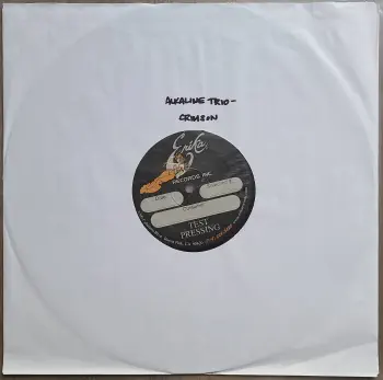 <u>PRESSING INFO</u><br><table class=inf_press><tbody><tr class=inf_info><td class=inf_title>Album:</td><td class=inf_info> Crimson (Test Press) on Black (Erika Records Labels)  </td></tr>
    <td class=inf_title>Pressing:</td><td> Third Pressing /??  </td></tr>
    <td class=inf_title>Release Date:</td><td> 2017  </td></tr>
    <td class=inf_title>Album Pressed:</td><td> 2017  </td></tr>
    <td class=inf_title>Label:</td><td> Vagrant Records/BMG VR4404  </td></tr>
    <td class=inf_title>Insert:</td><td> none  </td></tr>
    <td class=inf_title>Barcode:</td><td> none  </td></tr>
    <td class=inf_title>Side A Matrix:</td><td> ALKALINE TRIO-CRIMSON SP VR 4404 A plush v  </td></tr>
    <td class=inf_title>Side B Matrix:</td><td> THE ALKALINE TRIO-CRIMSON VR 4404 B plush v  </td></tr>
    <td class=inf_title>&nbsp;</td><td> <a href=https://www.discogs.com/release/14809160 target=_blank rel=noopener noreferrer>View This Release on Discogs</a>  </tr></tbody></table>
    
    <u>NOTES</u><br> Came in blank white sleeve with blank Erika Records labels.
 - Cover