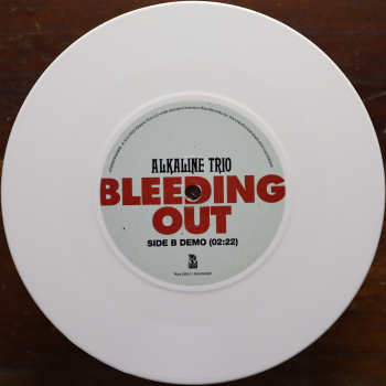 <u>PRESSING INFO</u><br><table class=inf_press><tbody><tr class=inf_info><td class=inf_title>Album:</td><td class=inf_info> Bleeding Out on Bone  </td></tr>
    <td class=inf_title>Pressing:</td><td> First Pressing /2000  </td></tr>
    <td class=inf_title>Release Date:</td><td> Dec. 12th 2025  </td></tr>
    <td class=inf_title>Album Pressed:</td><td> 2025  </td></tr>
    <td class=inf_title>Label:</td><td> Rise Records - 565-1 / 964194961  </td></tr>
    <td class=inf_title>Insert:</td><td> none  </td></tr>
    <td class=inf_title>Barcode:</td><td> 4 09996 419496 8  </td></tr>
    <td class=inf_title>Side A Matrix:</td><td> 10-114890 / 4099964194968 - A 308264H1/A 02367738  </td></tr>
    <td class=inf_title>Side B Matrix:</td><td> 10-114890 / 4099964194968 - B 308264H2/A 02378927  </td></tr>
    <td class=inf_title>&nbsp;</td><td> <a href=https://www.discogs.com/release/35796751 target=_blank rel=noopener noreferrer>View This Release on Discogs</a>  </tr></tbody></table>
<br><u>PRICING</u><span class='less' style='padding-left: 8px; color: var(--font-colour_grey);'>(prices shown in USD)</span><br><table class='inf_press'><tbody><tr class='inf_info'>
            <td class='inf_title'>Last Sold:</td>
            <td><span title='Sold for €44.00'>$50.11</span> (Feb 28, 2026)</td>
            </tr><tr class='inf_info'>
            <td class='inf_title'>History:</td>
            <td>
                <span class='price-low' title='€33.00 · Sold on Dec 21, 2025'>Low: <span class='price-value'>$37.58</span></span>
                <span class='price-separator'>|</span>
                <span class='price-avg'>Avg: <span class='price-value'>$43.85</span></span>
                <span class='price-separator'>|</span>
                <span class='price-high' title='€44.00 · Sold on Feb 28, 2026'>High: <span class='price-value'>$50.11</span></span>
            </td>
            </tr></tbody></table><br>    <br><br><u>TRACKLIST</u><br><table class='inf_tracks'><tbody><tr>
            <td class='inf_num'>A1</td>
            <td class='inf_trk'>Bleeding Out</td>
            <td class='inf_len'>3:01</td>
            <td><a href='#' class='lyric-link' data-album-code='singles' data-song-title='Bleeding Out'>Lyrics</a></td></tr><tr>
            <td class='inf_num'>B1</td>
            <td class='inf_trk'>Bleeding Out (Matt’s Demo)</td>
            <td class='inf_len'>2:22</td>
            <td><a href='#' class='lyric-link' data-album-code='singles' data-song-title='Bleeding Out (Matt’s Demo)'>Lyrics</a></td></tr></tbody></table><br><br>
    <u>NOTES</u><br> Part 2 of a 3 piece series, on Bone vinyl 7''. Side A features the song 'Bleeding Out' and Side B features Matt's original demo version of 'Bleeding Out'. This vinyl went up for pre-order the day Bleeding Out was released; September 19th 2025. Copies began appearing online on November 28th 2025.
 - B