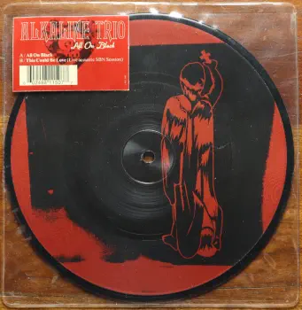 <u>PRESSING INFO</u><br><table class=inf_press><tbody><tr class=inf_info><td class=inf_title>Album:</td><td class=inf_info> All on Black Picture Disc (UK Release) on All On Black (Picture Disc)  </td></tr>
    <td class=inf_title>Pressing:</td><td> First Pressing /500  </td></tr>
    <td class=inf_title>Release Date:</td><td> Oct. 6th 2003  </td></tr>
    <td class=inf_title>Album Pressed:</td><td> 2003  </td></tr>
    <td class=inf_title>Label:</td><td> Vagrant Records/ Polydor Limited 981 150-7  </td></tr>
    <td class=inf_title>Insert:</td><td> none  </td></tr>
    <td class=inf_title>Barcode:</td><td> 6 02498-11507 7  </td></tr>
    <td class=inf_title>Side A Matrix:</td><td> 981-150-7+A FRANCIS  </td></tr>
    <td class=inf_title>Side B Matrix:</td><td> 981-150-7+B OR  </td></tr>
    <td class=inf_title>&nbsp;</td><td> <a href=https://www.discogs.com/release/2197447 target=_blank rel=noopener noreferrer>View This Release on Discogs</a>  </tr></tbody></table>
<br><u>PRICING</u><span class='less' style='padding-left: 8px; color: var(--font-colour_grey);'>(prices shown in USD)</span><br><table class='inf_press'><tbody><tr class='inf_info'>
            <td class='inf_title'>Last Sold:</td>
            <td>$29.99 (Jun 29, 2026)</td>
            </tr><tr class='inf_info'>
            <td class='inf_title'>History:</td>
            <td>
                <span class='price-low' title='Sold on May 7, 2021'>Low: <span class='price-value'>$9.99</span></span>
                <span class='price-separator'>|</span>
                <span class='price-avg'>Avg: <span class='price-value'>$18.10</span></span>
                <span class='price-separator'>|</span>
                <span class='price-high' title='£35.00 · Sold on Mar 19, 2024'>High: <span class='price-value'>$46.61</span></span>
            </td>
            </tr></tbody></table><br>    <br><br><u>TRACKLIST</u><br><table class='inf_tracks'><tbody><tr>
            <td class='inf_num'>A1</td>
            <td class='inf_trk'>All On Black</td>
            <td class='inf_len'>4:00</td>
            <td><a href='#' class='lyric-link' data-album-code='singles' data-song-title='All On Black'>Lyrics</a></td></tr><tr>
            <td class='inf_num'>B1</td>
            <td class='inf_trk'>This Could Be Love (Live Acoustic SBN Session)</td>
            <td class='inf_len'>4:03</td>
            <td><a href='#' class='lyric-link' data-album-code='singles' data-song-title='This Could Be Love (Live Acoustic SBN Session)'>Lyrics</a></td></tr></tbody></table><br><br>
    <u>NOTES</u><br> Came in a clear poly sleeve with hype sticker. B side track is This Could Be Love (Live Acoustic SBN Session)
 - Cover