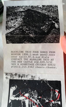 <u>PRESSING INFO</u><br><table class=inf_press><tbody><tr class=inf_info><td class=inf_title>Album:</td><td class=inf_info> Winter Demo '96 on Clear Cassette  </td></tr>
    <td class=inf_title>Pressing:</td><td> First Pressing /??  </td></tr>
    <td class=inf_title>Release Date:</td><td> 1996  </td></tr>
    <td class=inf_title>Album Pressed:</td><td> 1996  </td></tr>
    <td class=inf_title>Label:</td><td> Self Released  </td></tr>
    <td class=inf_title>Insert:</td><td> Printed J-Card  </td></tr>
    <td class=inf_title>Barcode:</td><td> none  </td></tr>
    <td class=inf_title>Side A Matrix:</td><td> none  </td></tr>
    <td class=inf_title>Side B Matrix:</td><td> none  </td></tr>
    <td class=inf_title>&nbsp;</td><td> <a href=https://www.discogs.com/release/12062912 target=_blank rel=noopener noreferrer>View This Release on Discogs</a>  </tr></tbody></table>
    <br><br><u>TRACKLIST</u><br><table class='inf_tracks'><tbody><tr>
            <td class='inf_num'>1</td>
            <td class='inf_trk'>Weak Week</td>
            <td class='inf_len'>?:??</td>
            <td><a href='#' class='lyric-link' data-album-code='cass' data-song-title='Weak Week'>Lyrics</a></td></tr><tr>
            <td class='inf_num'>2</td>
            <td class='inf_trk'>Nose Over Tail</td>
            <td class='inf_len'>?:??</td>
            <td><a href='#' class='lyric-link' data-album-code='cass' data-song-title='Nose Over Tail'>Lyrics</a></td></tr><tr>
            <td class='inf_num'>3</td>
            <td class='inf_trk'>’97</td>
            <td class='inf_len'>?:??</td>
            <td><a href='#' class='lyric-link' data-album-code='cass' data-song-title='’97'>Lyrics</a></td></tr><tr>
            <td class='inf_num'>4</td>
            <td class='inf_trk'>Sundials</td>
            <td class='inf_len'>?:??</td>
            <td><a href='#' class='lyric-link' data-album-code='cass' data-song-title='Sundials'>Lyrics</a></td></tr></tbody></table><br><br>
    <u>NOTES</u><br> Original 1996 demo cassette tape. Self released. Contains the original version of "Sundials" with the "yeah" at the end of the "we fought like soliders" line.
 - Insert
