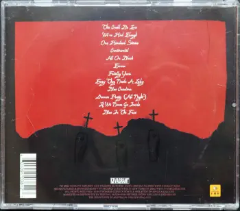 <u>PRESSING INFO</u><br><table class=inf_press><tbody><tr class=inf_info><td class=inf_title>Album:</td><td class=inf_info> Good Mourning (Australian Edition) </td></tr>
    <td class=inf_title>Pressing:</td><td> CD </td></tr>
    <td class=inf_title>Release Date:</td><td> May 13th 2003  </td></tr>
    <td class=inf_title>Label:</td><td> Festival Mushroom Records  </td></tr>
    <td class=inf_title>Catalog Number:</td><td> VR381 </td></tr>
    <td class=inf_title>Barcode:</td><td> 6 01091 03812 7  </td></tr>
    <td class=inf_title>&nbsp;</td><td> <a href=https://www.discogs.com/release/14592806 target=_blank rel=noopener noreferrer>View This Release on Discogs</a> </tr></tbody></table>
    <br><br><u>TRACKLIST</u><br><table class='inf_tracks'><tbody><tr>
            <td class='inf_num'>1</td>
            <td class='inf_trk'>This Could Be Love (For Fire)</td>
            <td class='inf_len'>3:47</td>
            <td><a href='#' class='lyric-link' data-album-code='gm' data-song-title='This Could Be Love (For Fire)'>Lyrics</a></td></tr><tr>
            <td class='inf_num'>2</td>
            <td class='inf_trk'>We’ve Had Enough</td>
            <td class='inf_len'>2:51</td>
            <td><a href='#' class='lyric-link' data-album-code='gm' data-song-title='We’ve Had Enough'>Lyrics</a></td></tr><tr>
            <td class='inf_num'>3</td>
            <td class='inf_trk'>One Hundred Stories</td>
            <td class='inf_len'>3:40</td>
            <td><a href='#' class='lyric-link' data-album-code='gm' data-song-title='One Hundred Stories'>Lyrics</a></td></tr><tr>
            <td class='inf_num'>4</td>
            <td class='inf_trk'>Continental</td>
            <td class='inf_len'>3:28</td>
            <td><a href='#' class='lyric-link' data-album-code='gm' data-song-title='Continental'>Lyrics</a></td></tr><tr>
            <td class='inf_num'>5</td>
            <td class='inf_trk'>All On Black</td>
            <td class='inf_len'>4:00</td>
            <td><a href='#' class='lyric-link' data-album-code='gm' data-song-title='All On Black'>Lyrics</a></td></tr><tr>
            <td class='inf_num'>6</td>
            <td class='inf_trk'>Emma</td>
            <td class='inf_len'>2:42</td>
            <td><a href='#' class='lyric-link' data-album-code='gm' data-song-title='Emma'>Lyrics</a></td></tr><tr>
            <td class='inf_num'>7</td>
            <td class='inf_trk'>Fatally Yours</td>
            <td class='inf_len'>2:16</td>
            <td><a href='#' class='lyric-link' data-album-code='gm' data-song-title='Fatally Yours'>Lyrics</a></td></tr><tr>
            <td class='inf_num'>8</td>
            <td class='inf_trk'>Every Thug Needs A Lady</td>
            <td class='inf_len'>3:18</td>
            <td><a href='#' class='lyric-link' data-album-code='gm' data-song-title='Every Thug Needs A Lady'>Lyrics</a></td></tr><tr>
            <td class='inf_num'>9</td>
            <td class='inf_trk'>Blue Carolina</td>
            <td class='inf_len'>3:28</td>
            <td><a href='#' class='lyric-link' data-album-code='gm' data-song-title='Blue Carolina'>Lyrics</a></td></tr><tr>
            <td class='inf_num'>10</td>
            <td class='inf_trk'>Donner Party (All Night)</td>
            <td class='inf_len'>2:44</td>
            <td><a href='#' class='lyric-link' data-album-code='gm' data-song-title='Donner Party (All Night)'>Lyrics</a></td></tr><tr>
            <td class='inf_num'>11</td>
            <td class='inf_trk'>If We Never Go Inside</td>
            <td class='inf_len'>3:46</td>
            <td><a href='#' class='lyric-link' data-album-code='gm' data-song-title='If We Never Go Inside'>Lyrics</a></td></tr><tr>
            <td class='inf_num'>12</td>
            <td class='inf_trk'>Blue In The Face</td>
            <td class='inf_len'>3:02</td>
            <td><a href='#' class='lyric-link' data-album-code='gm' data-song-title='Blue In The Face'>Lyrics</a></td></tr></tbody></table><br><br>
    <u>NOTES</u><br> 
 - Back
