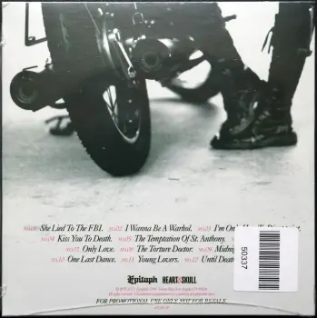 <u>PRESSING INFO</u><br><table class=inf_press><tbody><tr class=inf_info><td class=inf_title>Album:</td><td class=inf_info> My Shame Is True (USA Promo Edition) </td></tr>
    <td class=inf_title>Pressing:</td><td> CD </td></tr>
    <td class=inf_title>Release Date:</td><td> 2013  </td></tr>
    <td class=inf_title>Label:</td><td> Epitaph  </td></tr>
    <td class=inf_title>Catalog Number:</td><td> 87243-2P </td></tr>
    <td class=inf_title>Barcode:</td><td> none  </td></tr>
    <td class=inf_title>&nbsp;</td><td> <a href=https://www.discogs.com/release/19704994 target=_blank rel=noopener noreferrer>View This Release on Discogs</a> </tr></tbody></table>
    <br><br><u>TRACKLIST</u><br><table class='inf_tracks'><tbody><tr>
            <td class='inf_num'>1</td>
            <td class='inf_trk'>She Lied To The FBI</td>
            <td class='inf_len'>2:49</td>
            <td><a href='#' class='lyric-link' data-album-code='msit' data-song-title='She Lied To The FBI'>Lyrics</a></td></tr><tr>
            <td class='inf_num'>2</td>
            <td class='inf_trk'>I Wanna Be A Warhol</td>
            <td class='inf_len'>3:07</td>
            <td><a href='#' class='lyric-link' data-album-code='msit' data-song-title='I Wanna Be A Warhol'>Lyrics</a></td></tr><tr>
            <td class='inf_num'>3</td>
            <td class='inf_trk'>I’m Only Here To Disappoint</td>
            <td class='inf_len'>2:46</td>
            <td><a href='#' class='lyric-link' data-album-code='msit' data-song-title='I’m Only Here To Disappoint'>Lyrics</a></td></tr><tr>
            <td class='inf_num'>4</td>
            <td class='inf_trk'>Kiss You To Death</td>
            <td class='inf_len'>3:21</td>
            <td><a href='#' class='lyric-link' data-album-code='msit' data-song-title='Kiss You To Death'>Lyrics</a></td></tr><tr>
            <td class='inf_num'>5</td>
            <td class='inf_trk'>The Temptation Of St. Anthony</td>
            <td class='inf_len'>3:35</td>
            <td><a href='#' class='lyric-link' data-album-code='msit' data-song-title='The Temptation Of St. Anthony'>Lyrics</a></td></tr><tr>
            <td class='inf_num'>6</td>
            <td class='inf_trk'>I, Pessimist</td>
            <td class='inf_len'>2:11</td>
            <td><a href='#' class='lyric-link' data-album-code='msit' data-song-title='I, Pessimist'>Lyrics</a></td></tr><tr>
            <td class='inf_num'>7</td>
            <td class='inf_trk'>Only Love</td>
            <td class='inf_len'>4:36</td>
            <td><a href='#' class='lyric-link' data-album-code='msit' data-song-title='Only Love'>Lyrics</a></td></tr><tr>
            <td class='inf_num'>8</td>
            <td class='inf_trk'>The Torture Doctor</td>
            <td class='inf_len'>3:38</td>
            <td><a href='#' class='lyric-link' data-album-code='msit' data-song-title='The Torture Doctor'>Lyrics</a></td></tr><tr>
            <td class='inf_num'>9</td>
            <td class='inf_trk'>Midnight Blue</td>
            <td class='inf_len'>2:45</td>
            <td><a href='#' class='lyric-link' data-album-code='msit' data-song-title='Midnight Blue'>Lyrics</a></td></tr><tr>
            <td class='inf_num'>10</td>
            <td class='inf_trk'>One Last Dance</td>
            <td class='inf_len'>3:29</td>
            <td><a href='#' class='lyric-link' data-album-code='msit' data-song-title='One Last Dance'>Lyrics</a></td></tr><tr>
            <td class='inf_num'>11</td>
            <td class='inf_trk'>Young Lovers</td>
            <td class='inf_len'>3:31</td>
            <td><a href='#' class='lyric-link' data-album-code='msit' data-song-title='Young Lovers'>Lyrics</a></td></tr><tr>
            <td class='inf_num'>12</td>
            <td class='inf_trk'>Until Death Do Us Part</td>
            <td class='inf_len'>4:11</td>
            <td><a href='#' class='lyric-link' data-album-code='msit' data-song-title='Until Death Do Us Part'>Lyrics</a></td></tr></tbody></table><br><br>
    <u>NOTES</u><br> 
 - Cd