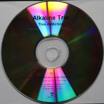 <u>PRESSING INFO</u><br><table class=inf_press><tbody><tr class=inf_info><td class=inf_title>Album:</td><td class=inf_info> This Addiction (UK Promo Edition) </td></tr>
    <td class=inf_title>Pressing:</td><td> CDr </td></tr>
    <td class=inf_title>Release Date:</td><td> Feb. 23rd 2010  </td></tr>
    <td class=inf_title>Label:</td><td> Hassle Records  </td></tr>
    <td class=inf_title>Catalog Number:</td><td> 446 </td></tr>
    <td class=inf_title>Barcode:</td><td> none  </td></tr>
    <td class=inf_title>&nbsp;</td><td> <a href=https://www.discogs.com/release/9794623 target=_blank rel=noopener noreferrer>View This Release on Discogs</a> </tr></tbody></table>
    <br><br><u>TRACKLIST</u><br><table class='inf_tracks'><tbody><tr>
            <td class='inf_num'>1</td>
            <td class='inf_trk'>This Addiction</td>
            <td class='inf_len'>2:35</td>
            <td><a href='#' class='lyric-link' data-album-code='ta' data-song-title='This Addiction'>Lyrics</a></td></tr><tr>
            <td class='inf_num'>2</td>
            <td class='inf_trk'>Dine, Dine My Darling</td>
            <td class='inf_len'>2:58</td>
            <td><a href='#' class='lyric-link' data-album-code='ta' data-song-title='Dine, Dine My Darling'>Lyrics</a></td></tr><tr>
            <td class='inf_num'>3</td>
            <td class='inf_trk'>Lead Poisoning</td>
            <td class='inf_len'>2:37</td>
            <td><a href='#' class='lyric-link' data-album-code='ta' data-song-title='Lead Poisoning'>Lyrics</a></td></tr><tr>
            <td class='inf_num'>4</td>
            <td class='inf_trk'>Dead On The Floor</td>
            <td class='inf_len'>4:20</td>
            <td><a href='#' class='lyric-link' data-album-code='ta' data-song-title='Dead On The Floor'>Lyrics</a></td></tr><tr>
            <td class='inf_num'>5</td>
            <td class='inf_trk'>The American Scream</td>
            <td class='inf_len'>3:00</td>
            <td><a href='#' class='lyric-link' data-album-code='ta' data-song-title='The American Scream'>Lyrics</a></td></tr><tr>
            <td class='inf_num'>6</td>
            <td class='inf_trk'>Off The Map</td>
            <td class='inf_len'>3:16</td>
            <td><a href='#' class='lyric-link' data-album-code='ta' data-song-title='Off The Map'>Lyrics</a></td></tr><tr>
            <td class='inf_num'>7</td>
            <td class='inf_trk'>Draculina</td>
            <td class='inf_len'>3:34</td>
            <td><a href='#' class='lyric-link' data-album-code='ta' data-song-title='Draculina'>Lyrics</a></td></tr><tr>
            <td class='inf_num'>8</td>
            <td class='inf_trk'>Eating Me Alive</td>
            <td class='inf_len'>2:53</td>
            <td><a href='#' class='lyric-link' data-album-code='ta' data-song-title='Eating Me Alive'>Lyrics</a></td></tr><tr>
            <td class='inf_num'>9</td>
            <td class='inf_trk'>Piss And Vinegar</td>
            <td class='inf_len'>2:28</td>
            <td><a href='#' class='lyric-link' data-album-code='ta' data-song-title='Piss And Vinegar'>Lyrics</a></td></tr><tr>
            <td class='inf_num'>10</td>
            <td class='inf_trk'>Dorothy</td>
            <td class='inf_len'>3:32</td>
            <td><a href='#' class='lyric-link' data-album-code='ta' data-song-title='Dorothy'>Lyrics</a></td></tr><tr>
            <td class='inf_num'>11</td>
            <td class='inf_trk'>Fine</td>
            <td class='inf_len'>3:17</td>
            <td><a href='#' class='lyric-link' data-album-code='ta' data-song-title='Fine'>Lyrics</a></td></tr></tbody></table><br><br>
    <u>NOTES</u><br> 
 - Cd