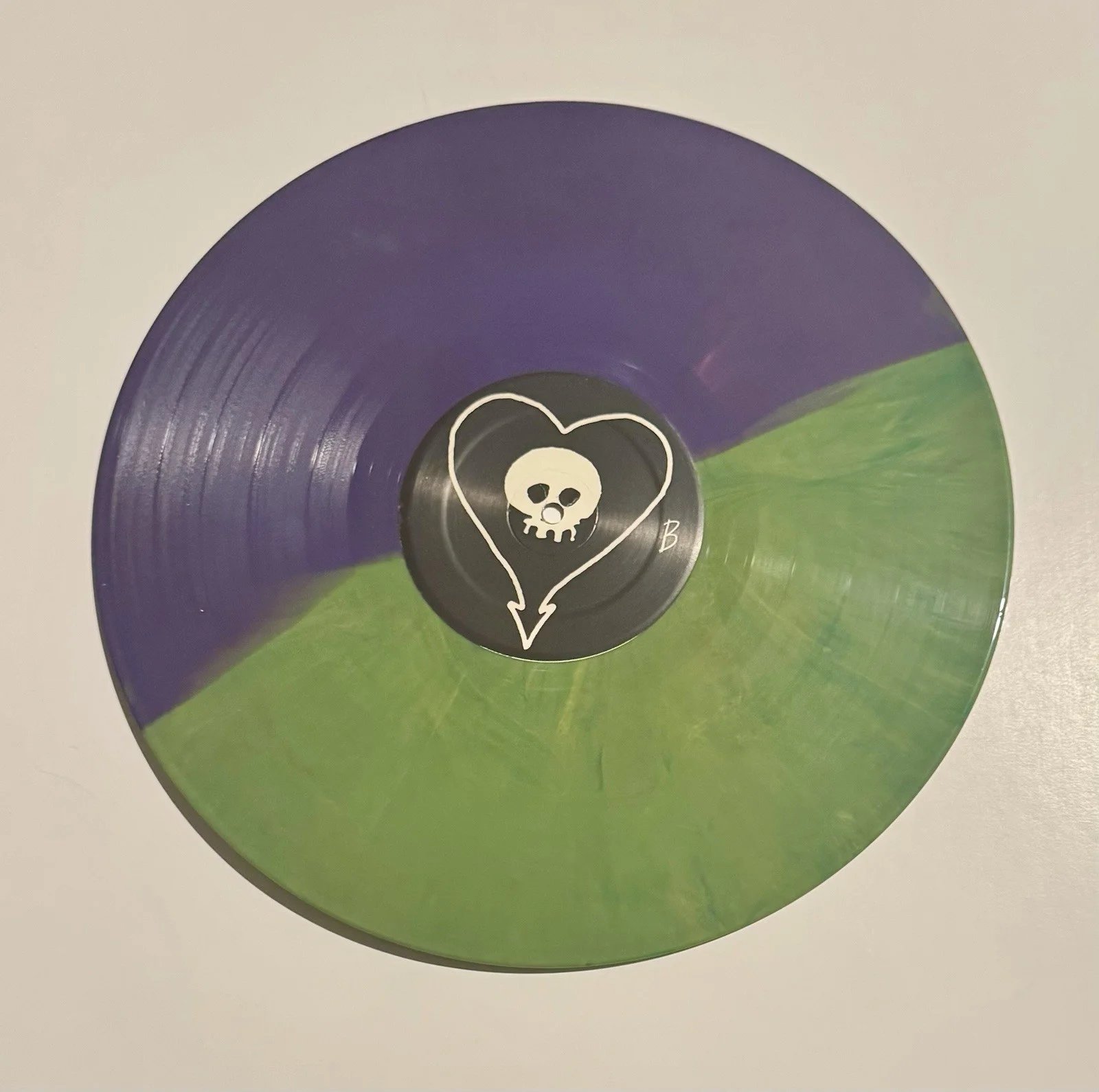 green and purple